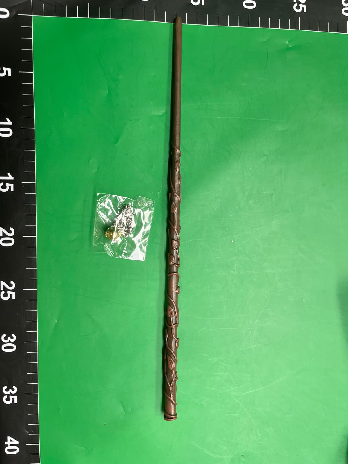 金属芯魔杖赫敏魔杖 Cosplay道具 万圣诞节道具 哈利波特魔法棒杖 — miniatura QC 2