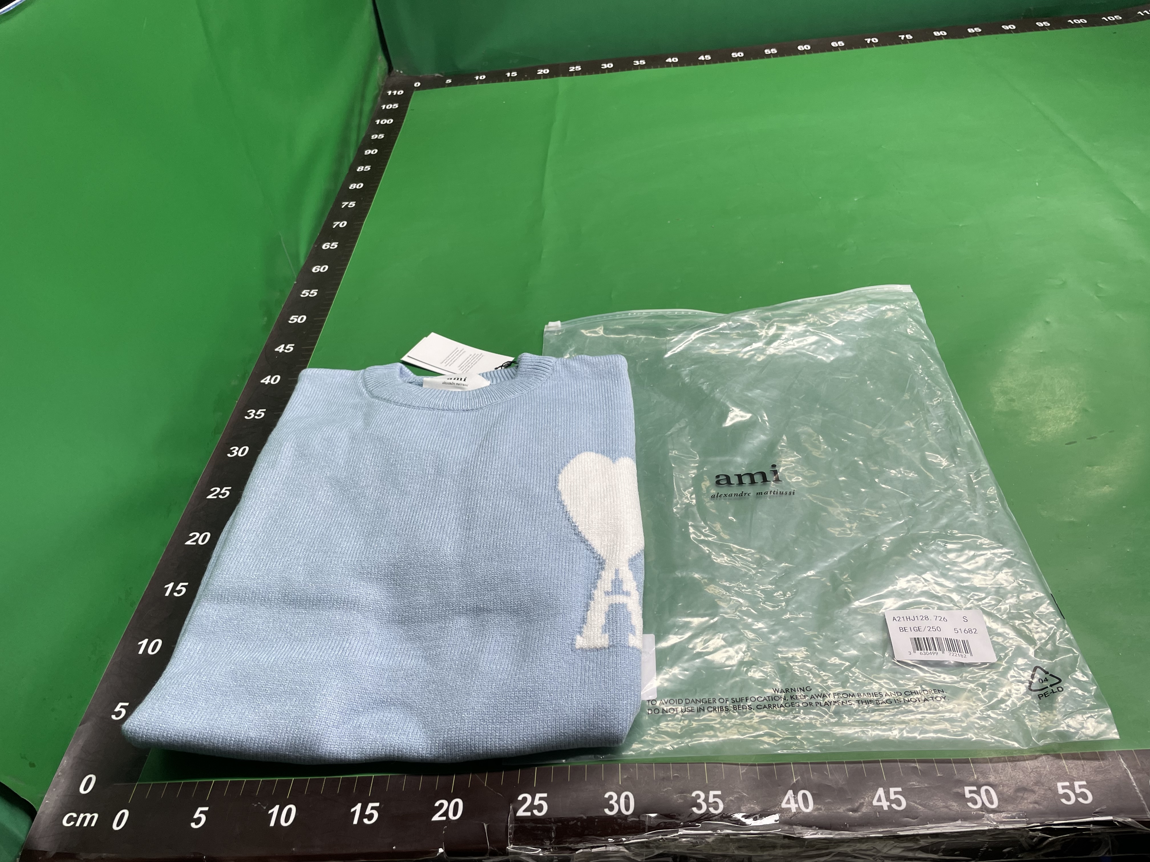 重磅！ami针织衫圆领25ss秋冬新款爱心提花宽松慵懒跨境套头毛衣 — miniatura QC 6