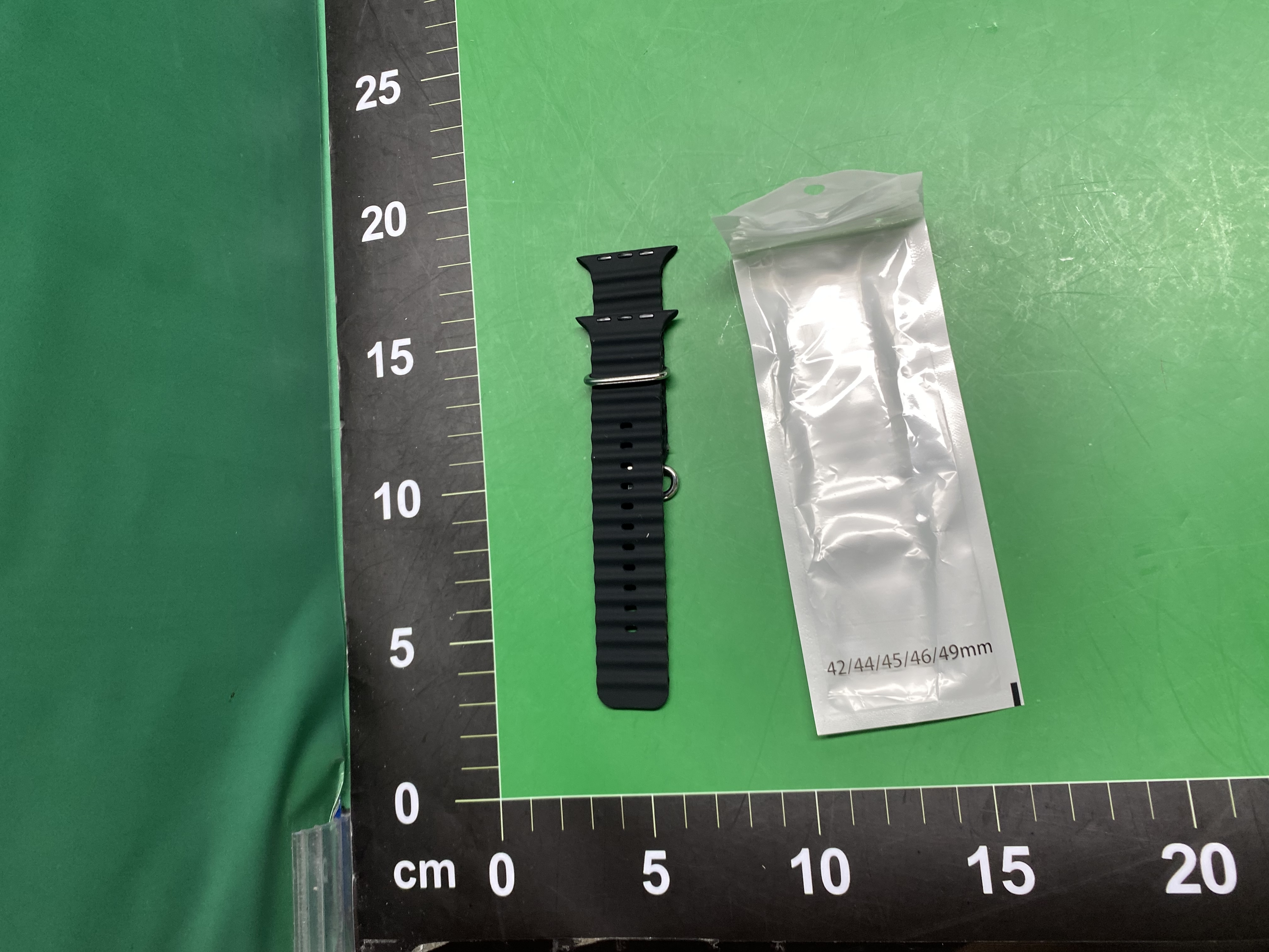 适用apple watch苹果手表iwatch12八代SE海洋双扣Ultra4硅胶表带 — foto QC 1