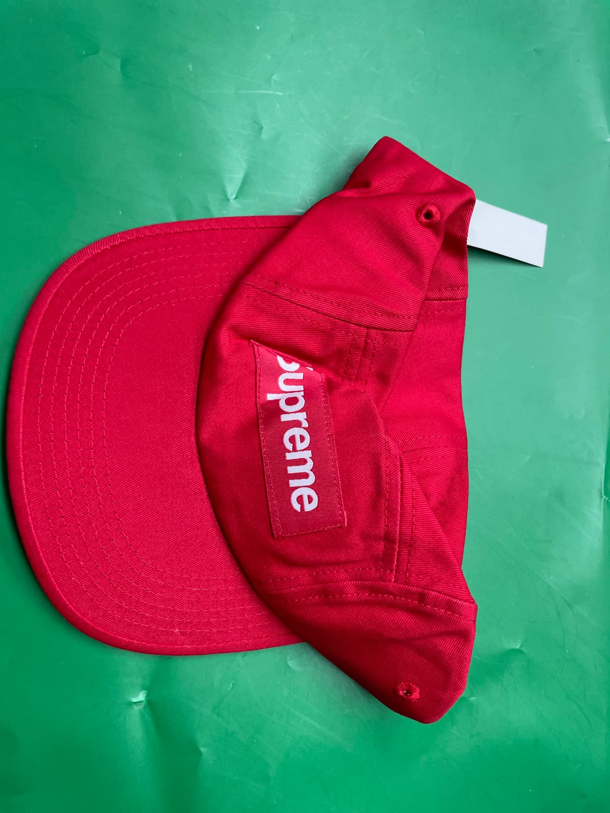 23Ss Ventile Camp Cap Co-Branded Waterproof Cotton Peaked Cap Baseball Cap Color Matching Suede Visor S — miniatura QC 4