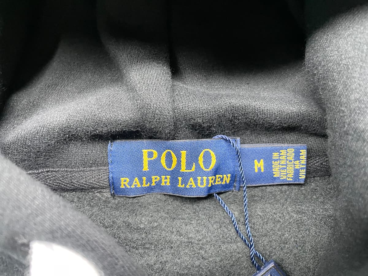 24年春Polo Bear连帽拉夫劳伦小熊卫衣男冬款上衣套头连帽抓绒外 — miniatura QC 2