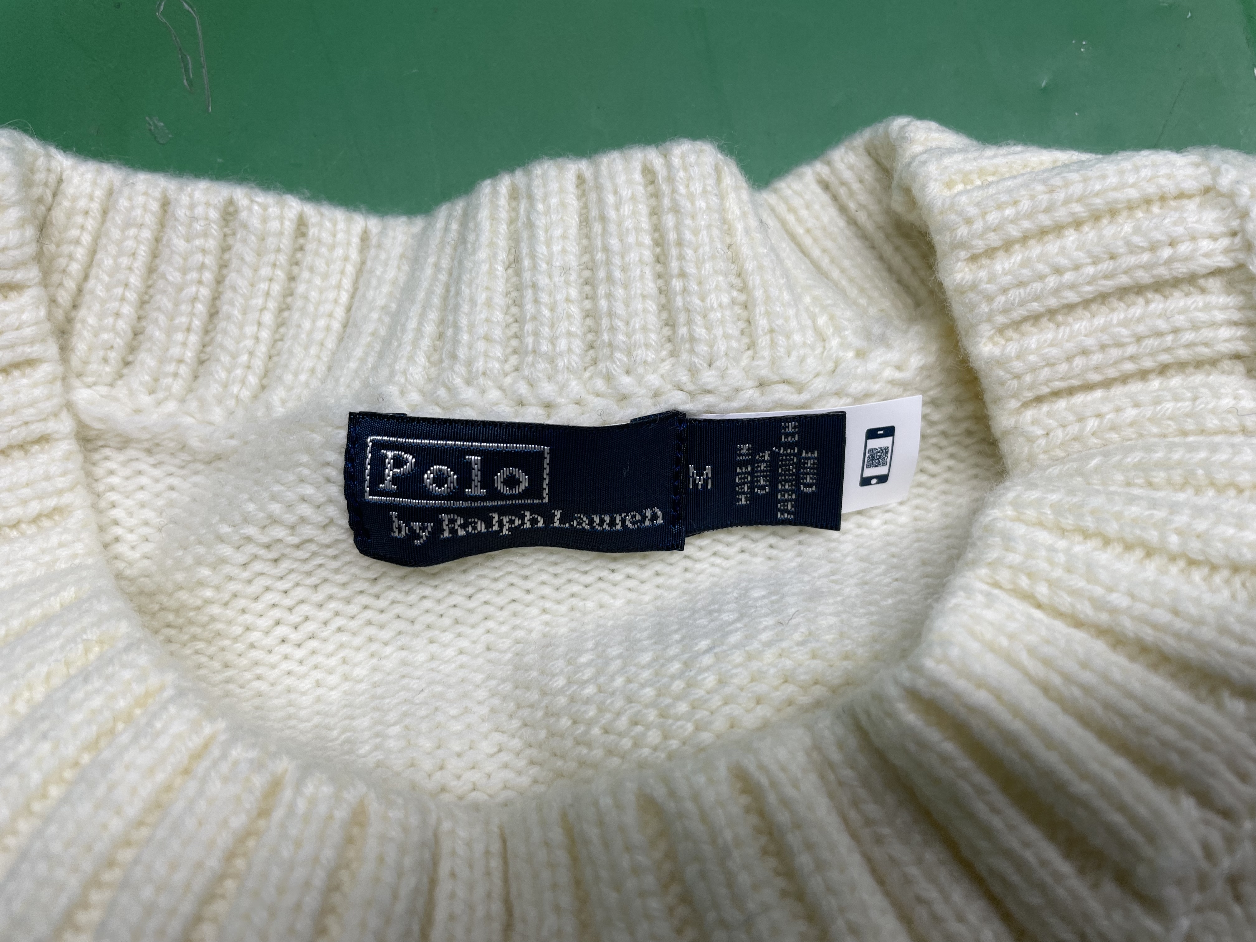 Pony ~ autumn and winter New round neck classic bear embroidered American advanced all-match sweater — foto QC 1