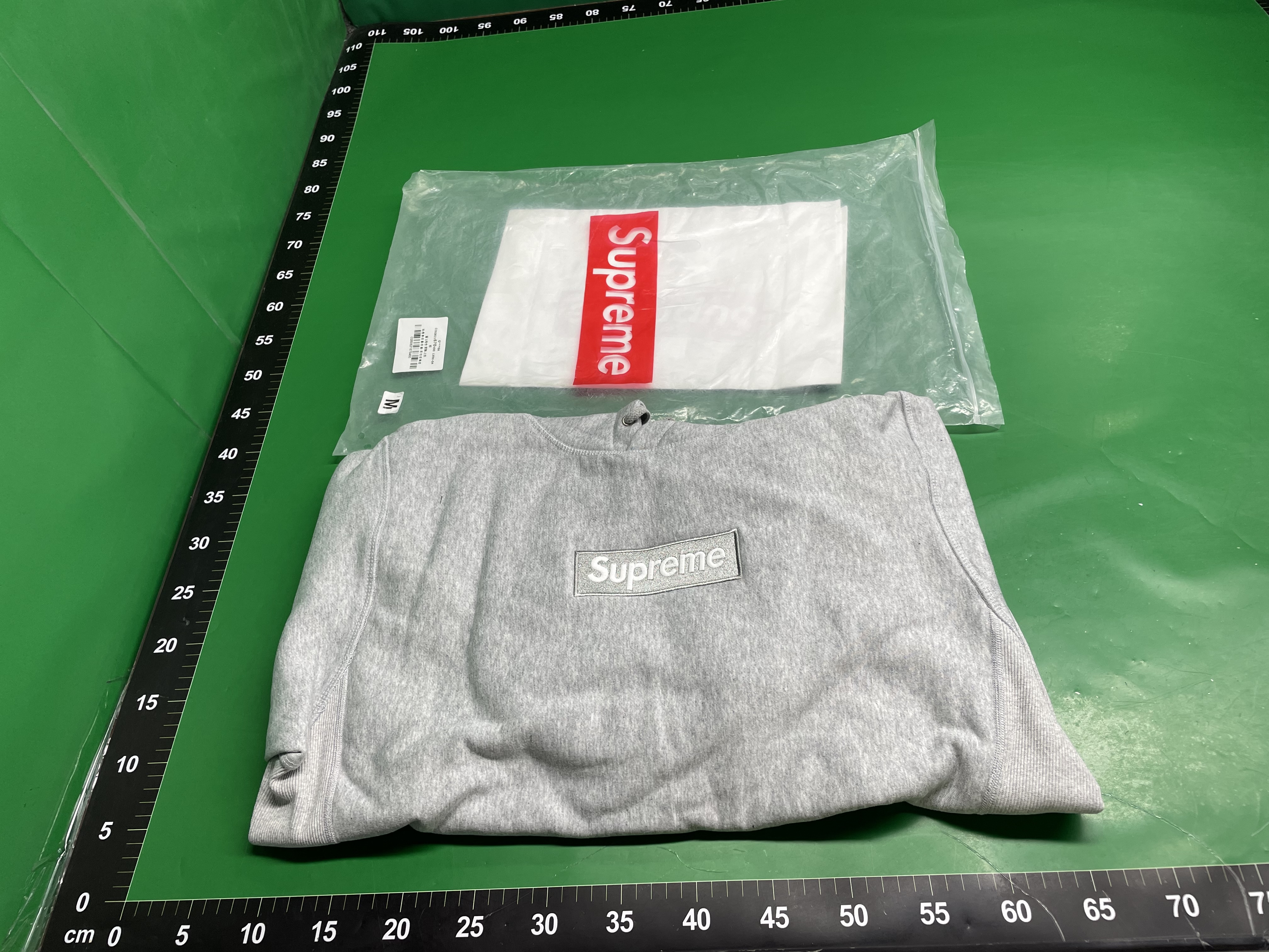 SUPREME 24FW发热华夫格加绒卫衣男女情侣款贴布图案拉链帽衫潮牌 — miniatura QC 5