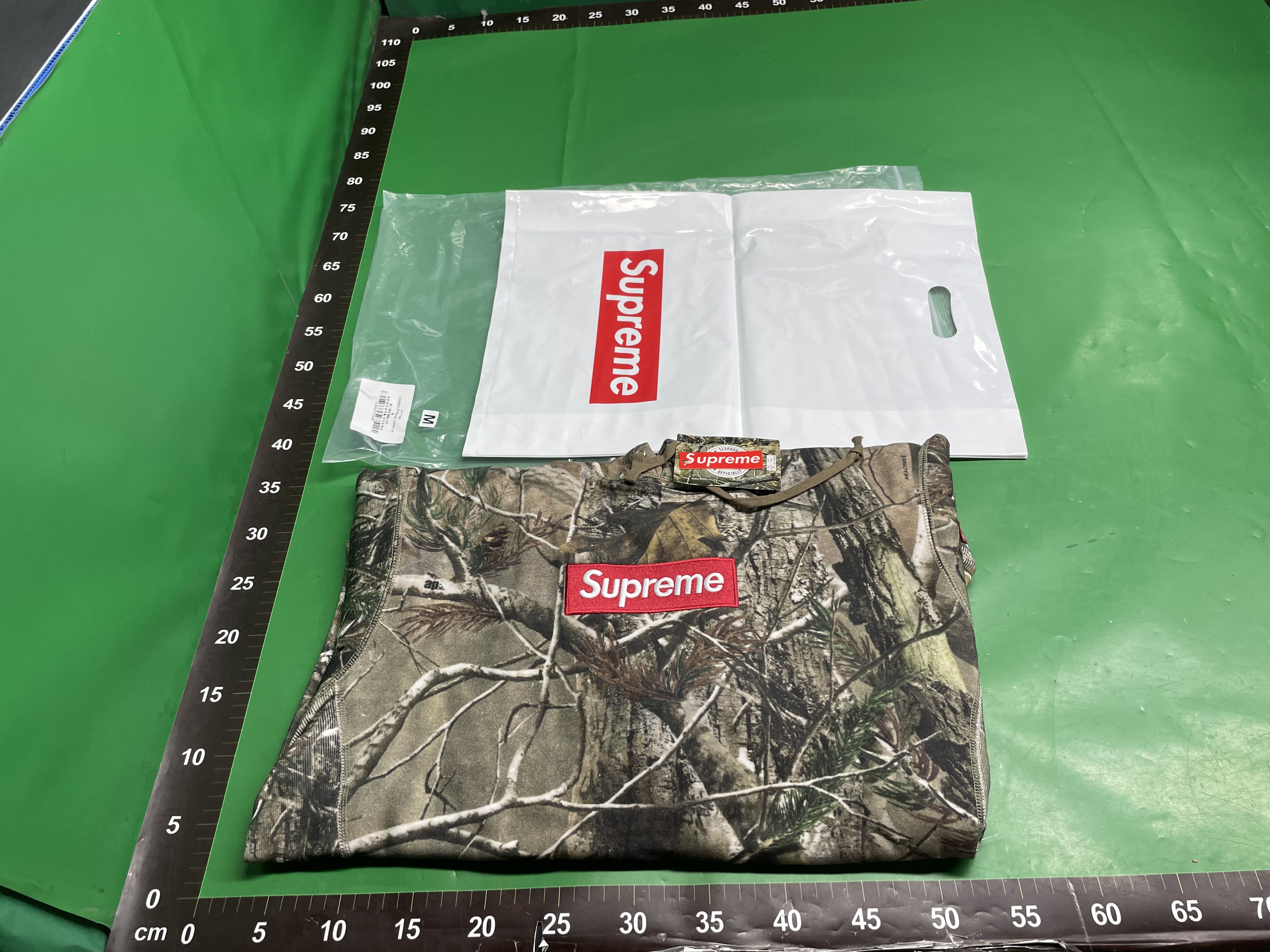 SUPREME 24FW发热华夫格加绒卫衣男女情侣款贴布图案拉链帽衫潮牌 — miniatura QC 4