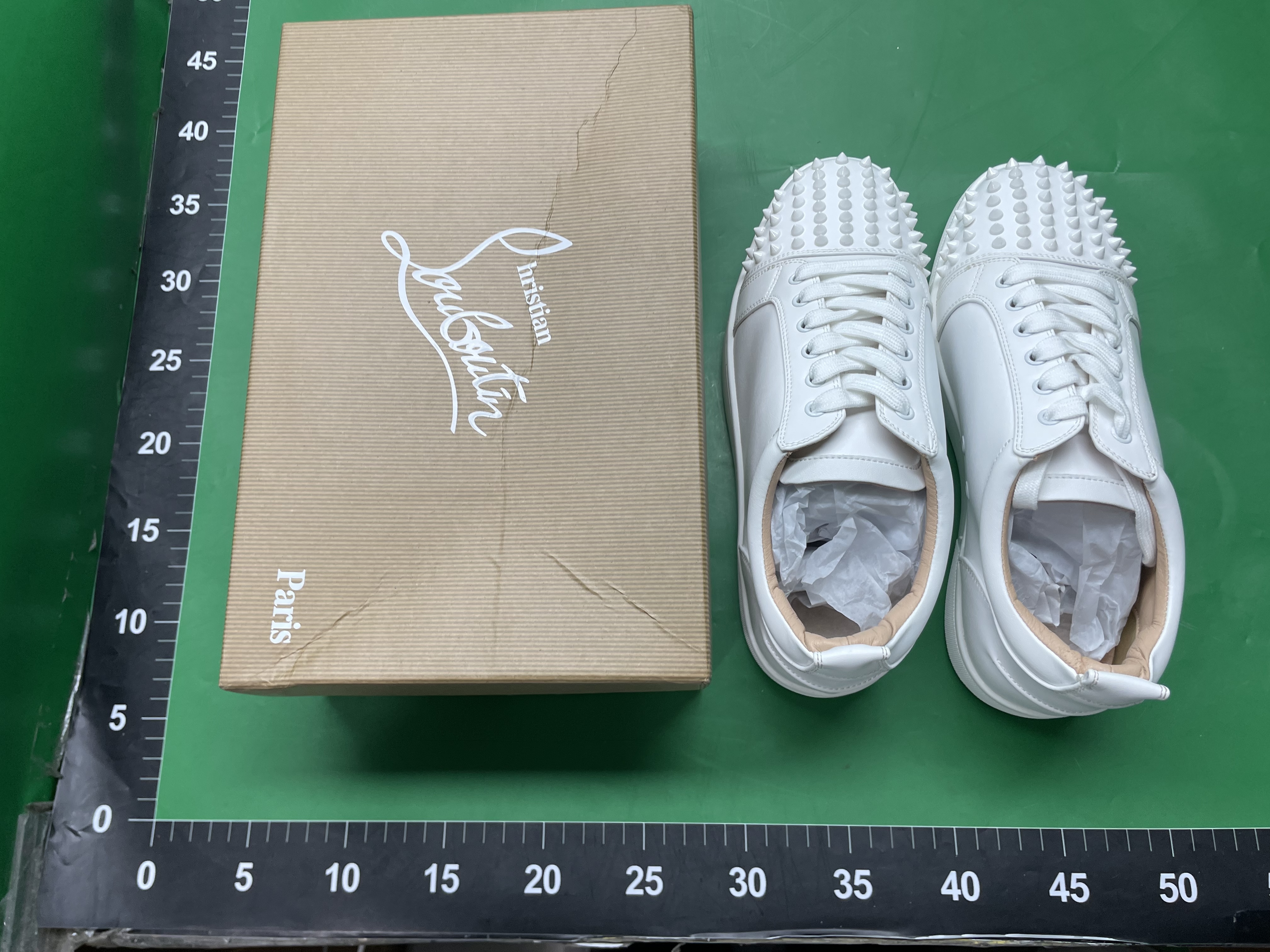 LTTL电绣男鞋黑色刺绣低帮柳钉平底休闲鞋月牙鞋厚底 — foto QC 1