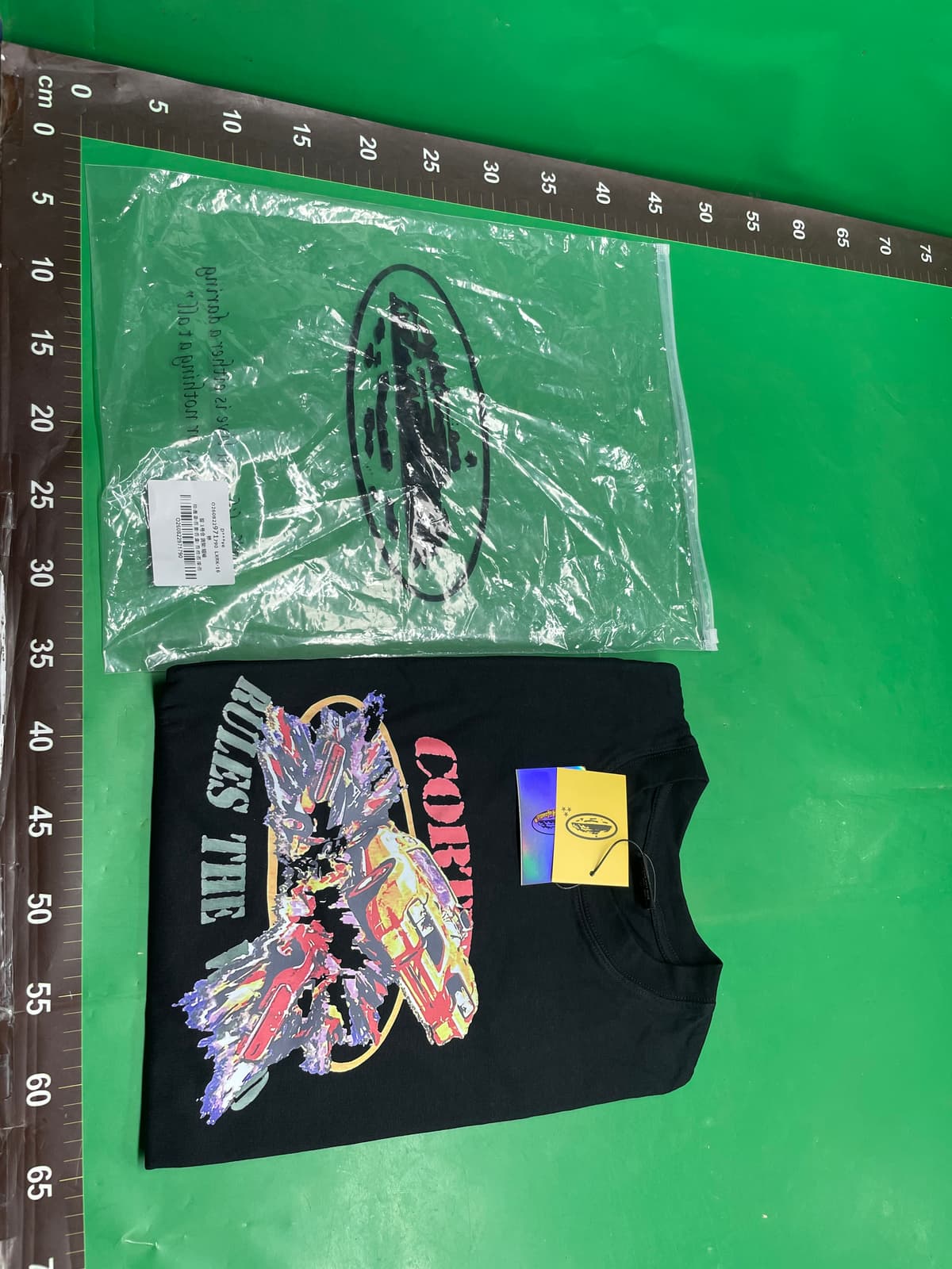 2025 New Cortiez Short-Sleeved恶魔岛 T-Shirt with Lettering São Paulo Limited Edition Crew Neck American Casual Loose Half-Sleeve — miniatura QC 3