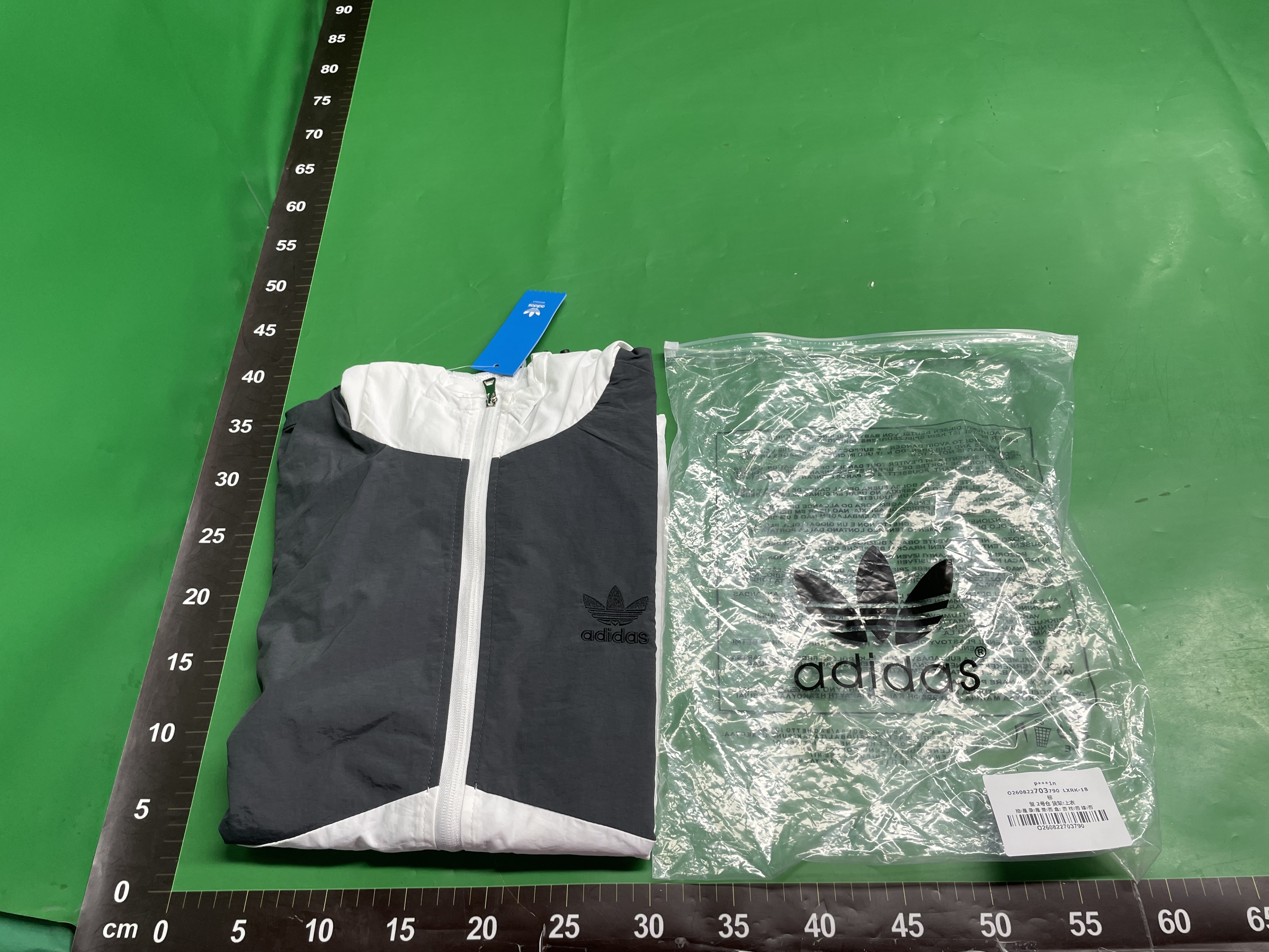 2025春季新款三条杠连帽运动服男女同款宽松休闲三叶草夹克男外套 — miniatura QC 2