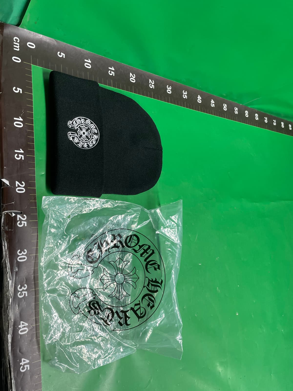 新款针织帽梵文印花毛线帽男女刺绣帽子潮流冷帽秋冬显脸小堆堆帽 — miniatura QC 2