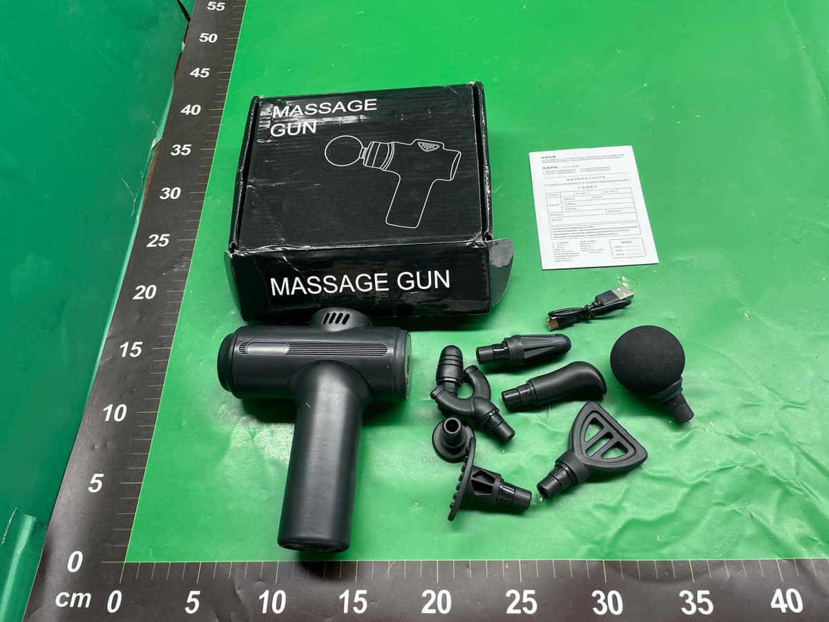 新款迷你筋膜枪跨境爆款小型家用专业肌肉按摩器筋膜枪颈椎按摩仪 — foto QC 1