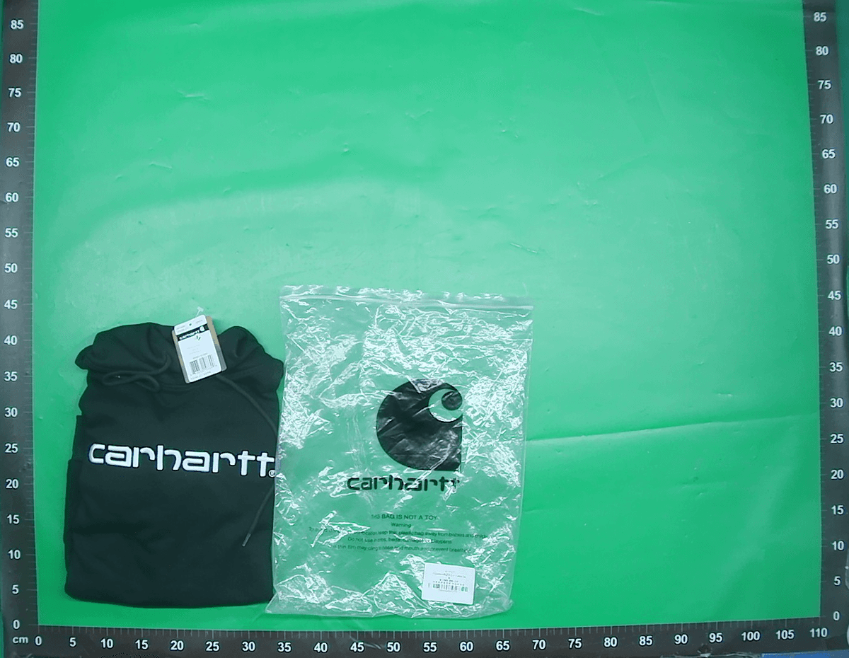 carhatt欧美卡哈潮牌经典款字母刺绣男女宽松连帽加绒帽衫卫衣 — miniatura QC 3