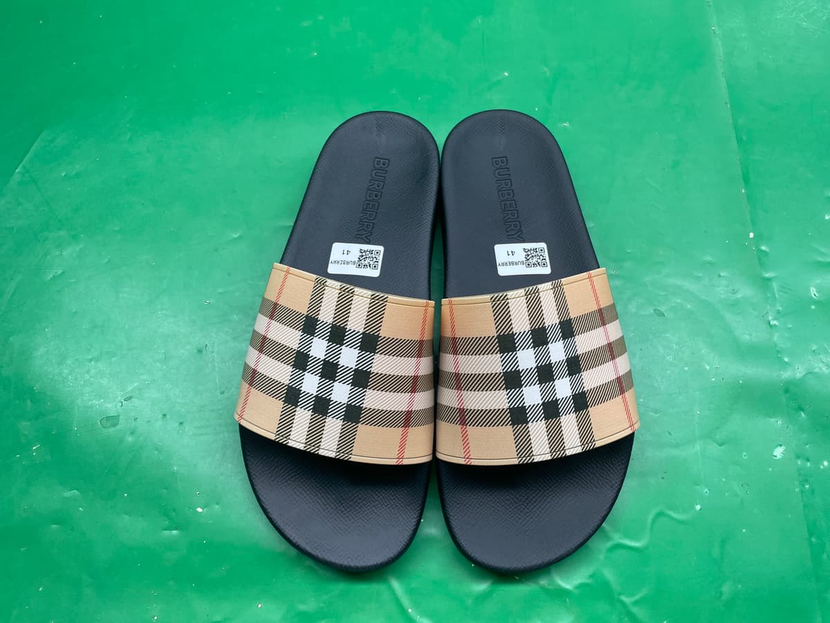 Checkered Pattern Printed Square Slippers 2026 Summer Cross-Border Cambodia Phnom Penh Vietnam Nigeria Slippers — miniatura QC 2