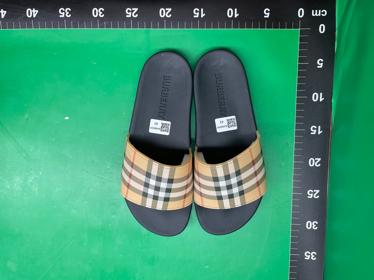 Checkered Pattern Printed Square Slippers 2026 Summer Cross-Border Cambodia Phnom Penh Vietnam Nigeria Slippers — foto QC 1