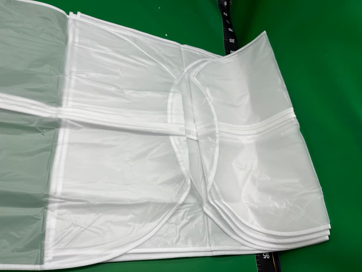 衣服防尘罩家用可水洗加厚透明衣物挂衣袋防水大衣收纳防尘袋 — foto QC 1