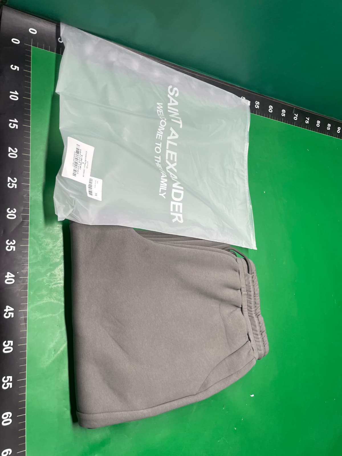 Saint alexander tracksuit空气层蓬松连帽卫衣男潮裤子嘻哈套装 — miniatura QC 3
