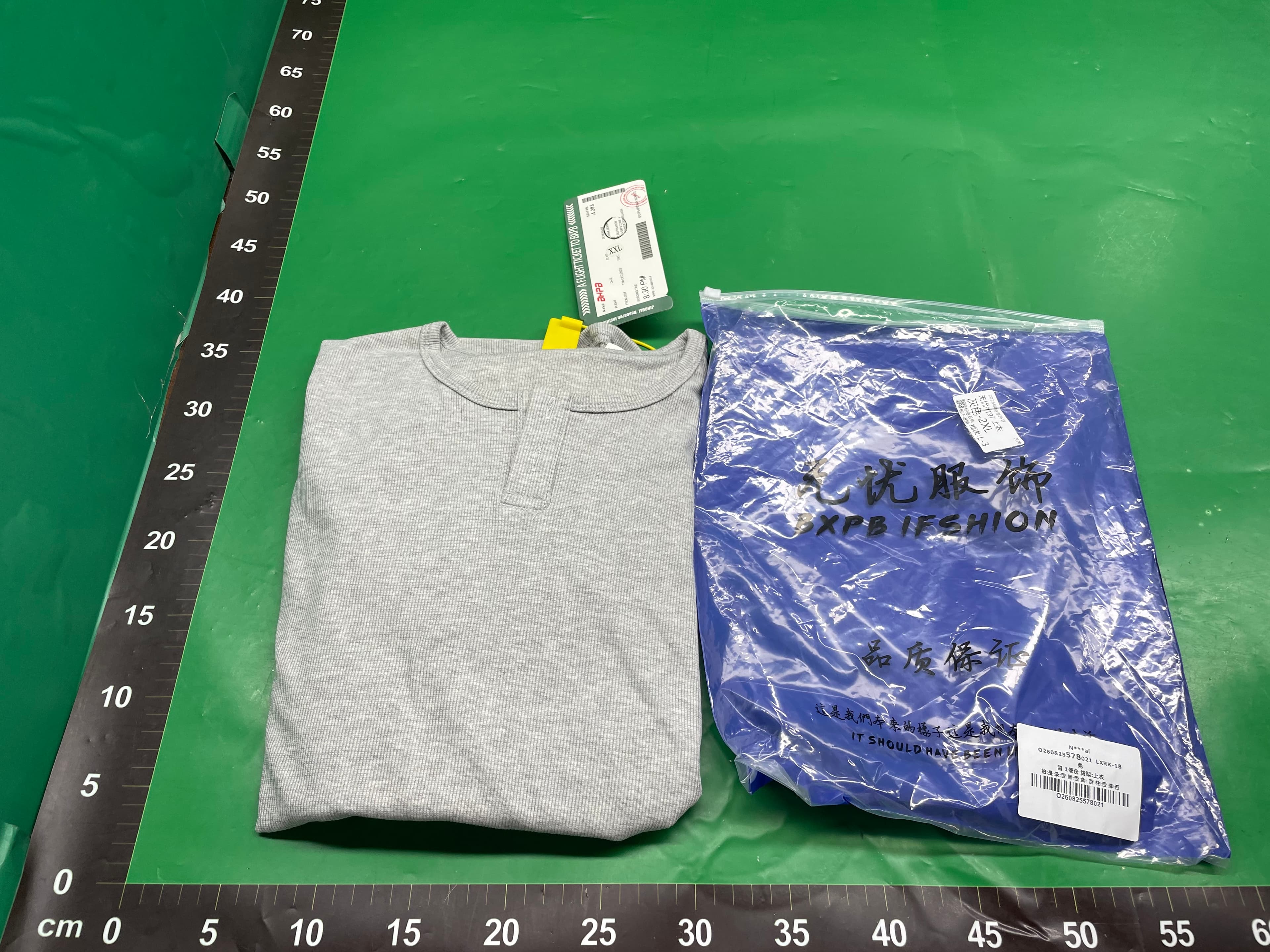 日系复古褶皱肌理亨利领长袖t恤男春秋季内搭cleanfit青少年上衣 — foto QC 1