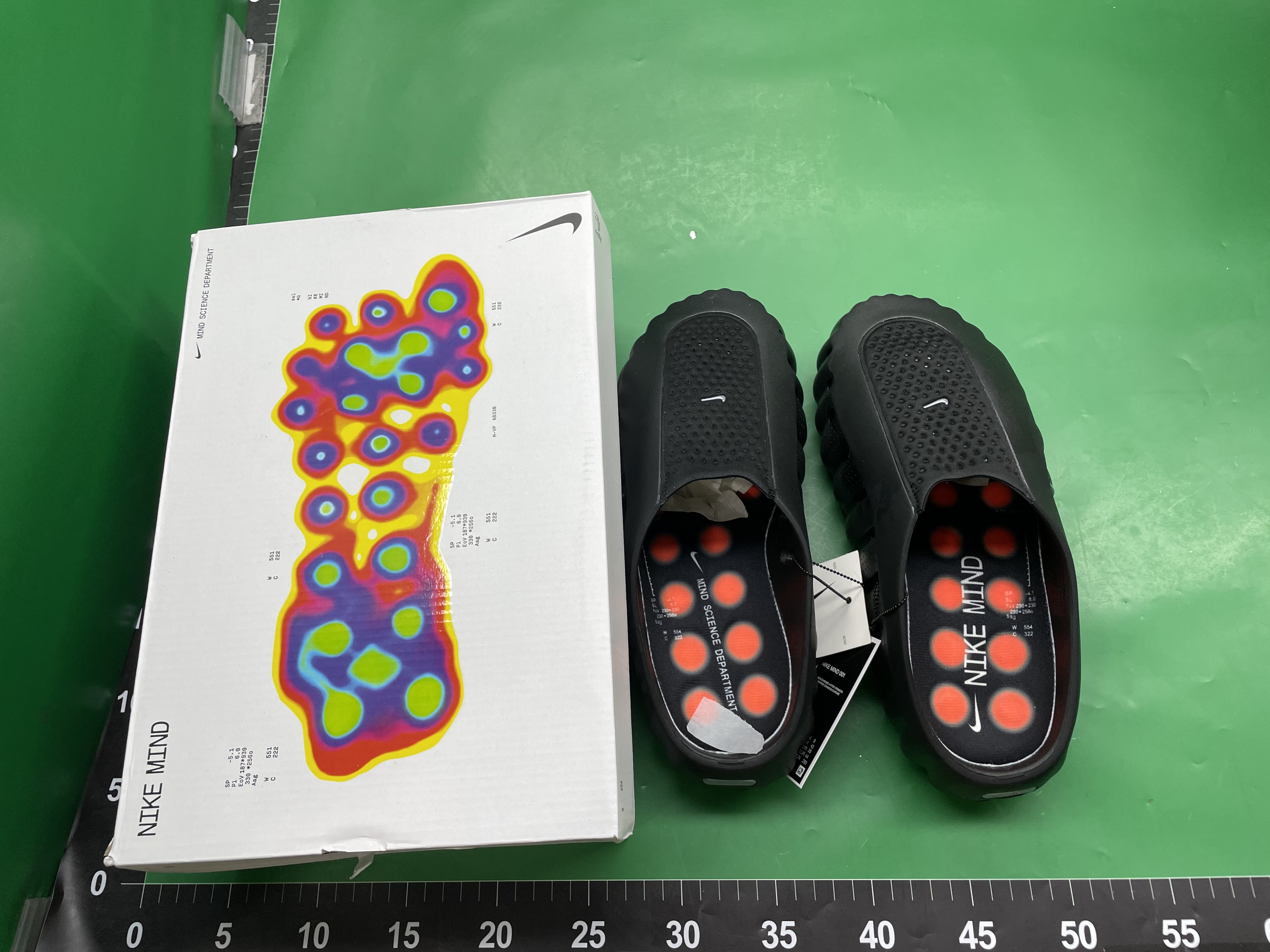 莆田现货外贸新款运动鞋Mind 001沙滩鞋休闲舒适一脚蹬包头拖鞋 — foto QC 1