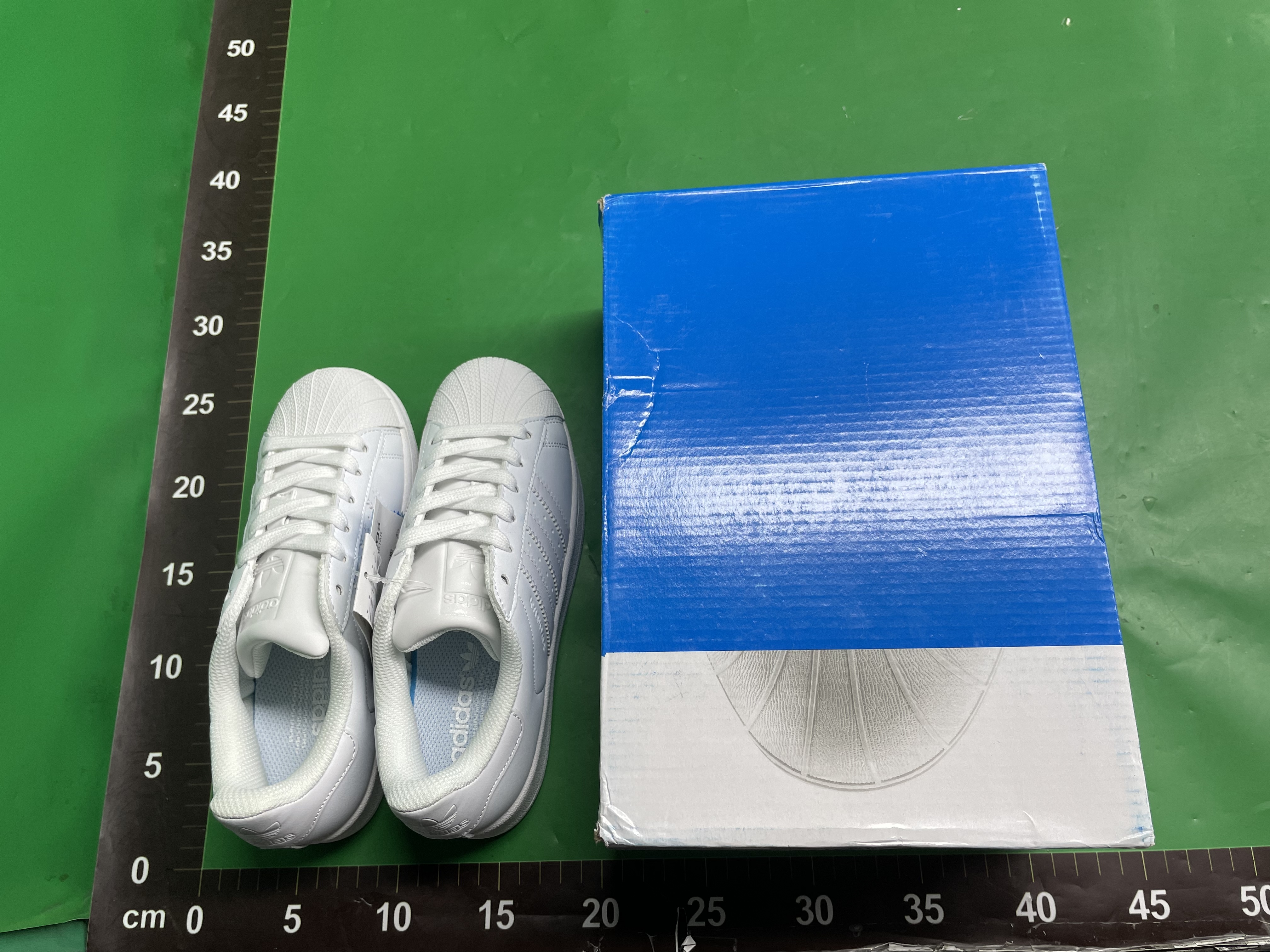 莆田纯原  贝壳头 阿迪经典款 校园男女情侣休闲穿搭 板鞋 — foto QC 1