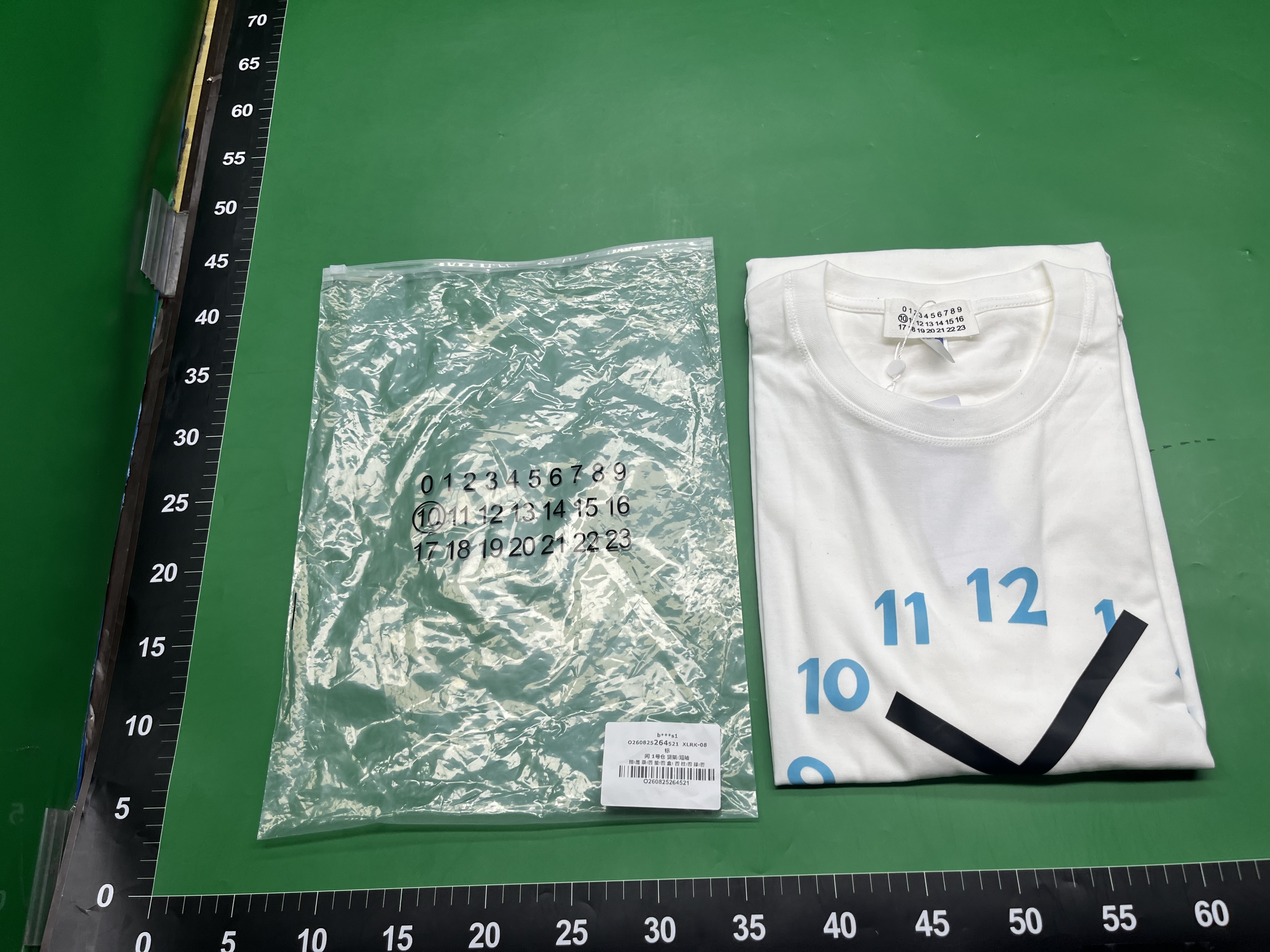 Main M24SS马280克M6数字图案圆领男女潮牌短袖T — foto QC 1