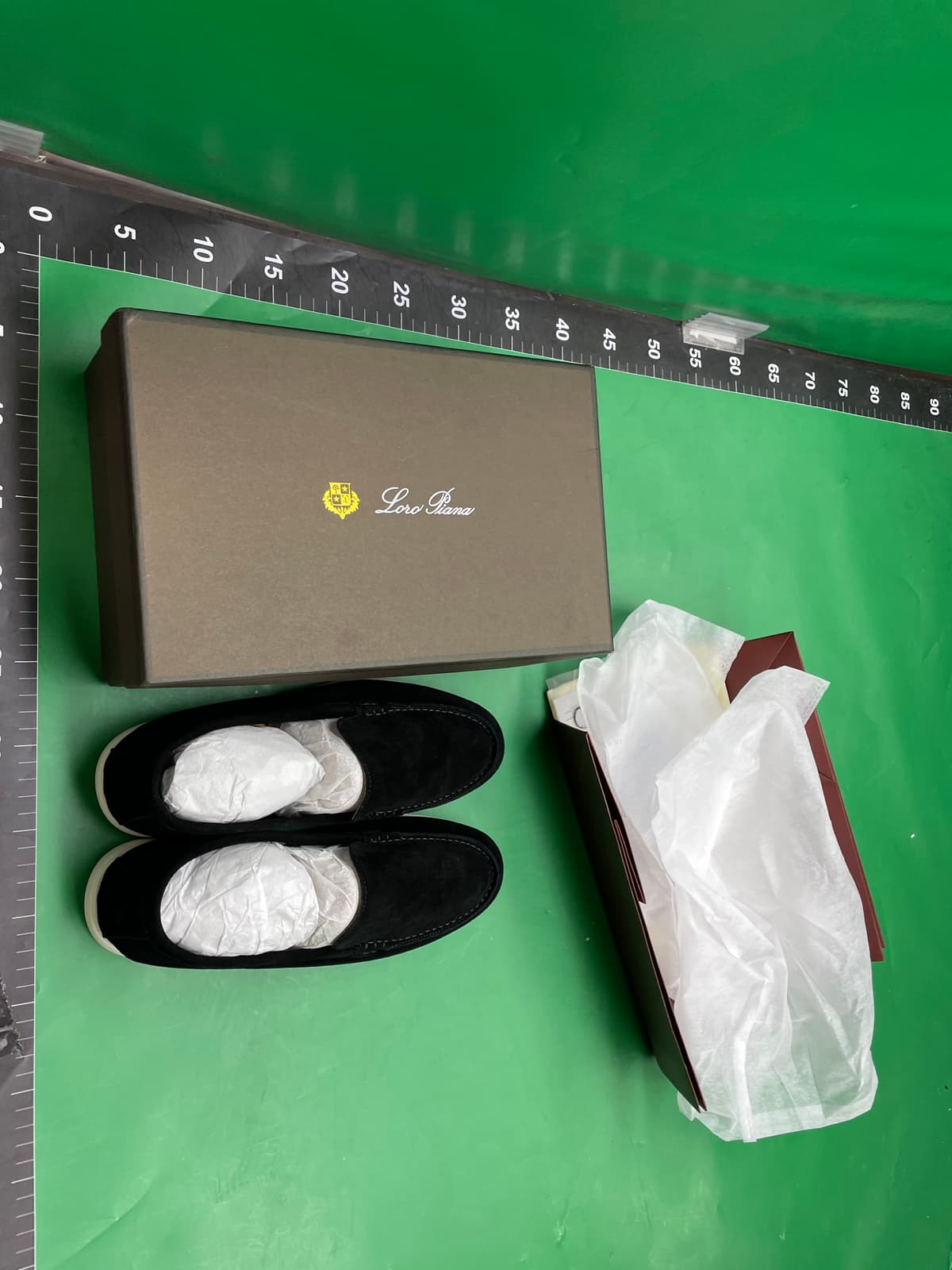 工厂现货直销情侣款高版LP一脚蹬软底休闲真皮单鞋舒适百搭乐福鞋 — miniatura QC 2