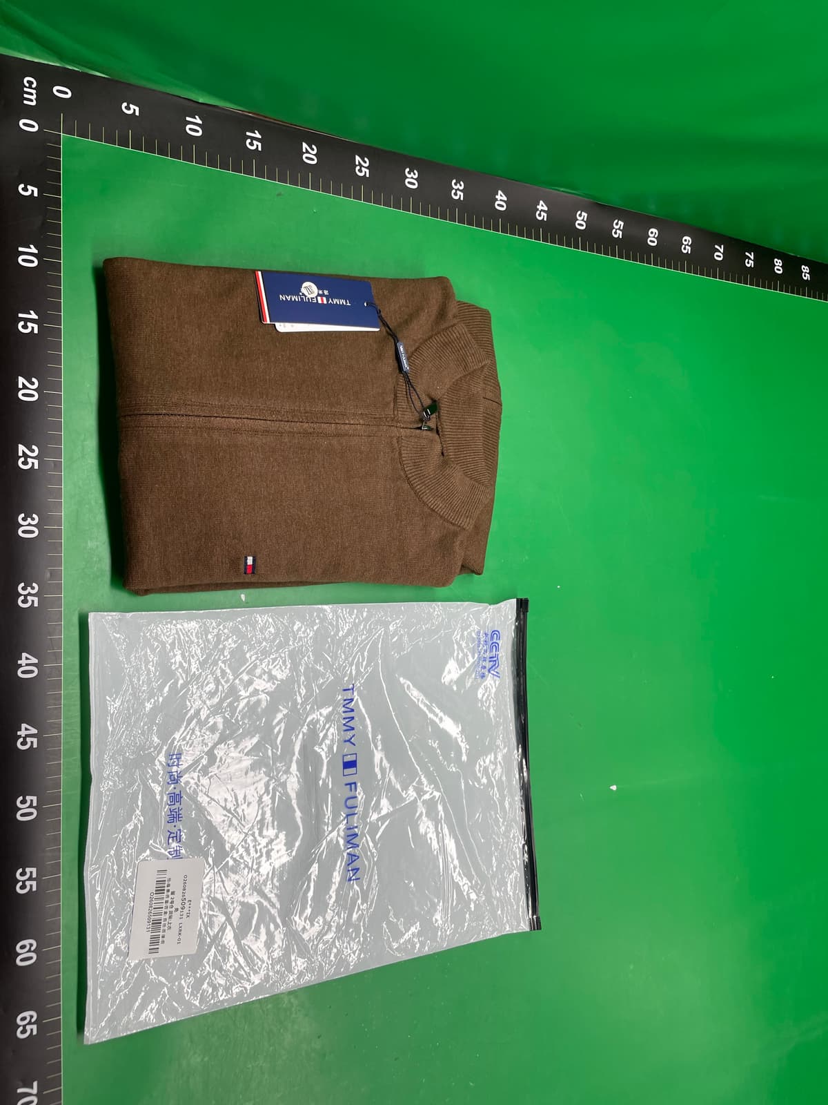 奥莱汤米男装羊毛衫加厚纯色保暖中年休闲简约百搭毛衣针织衫外套 — foto QC 1