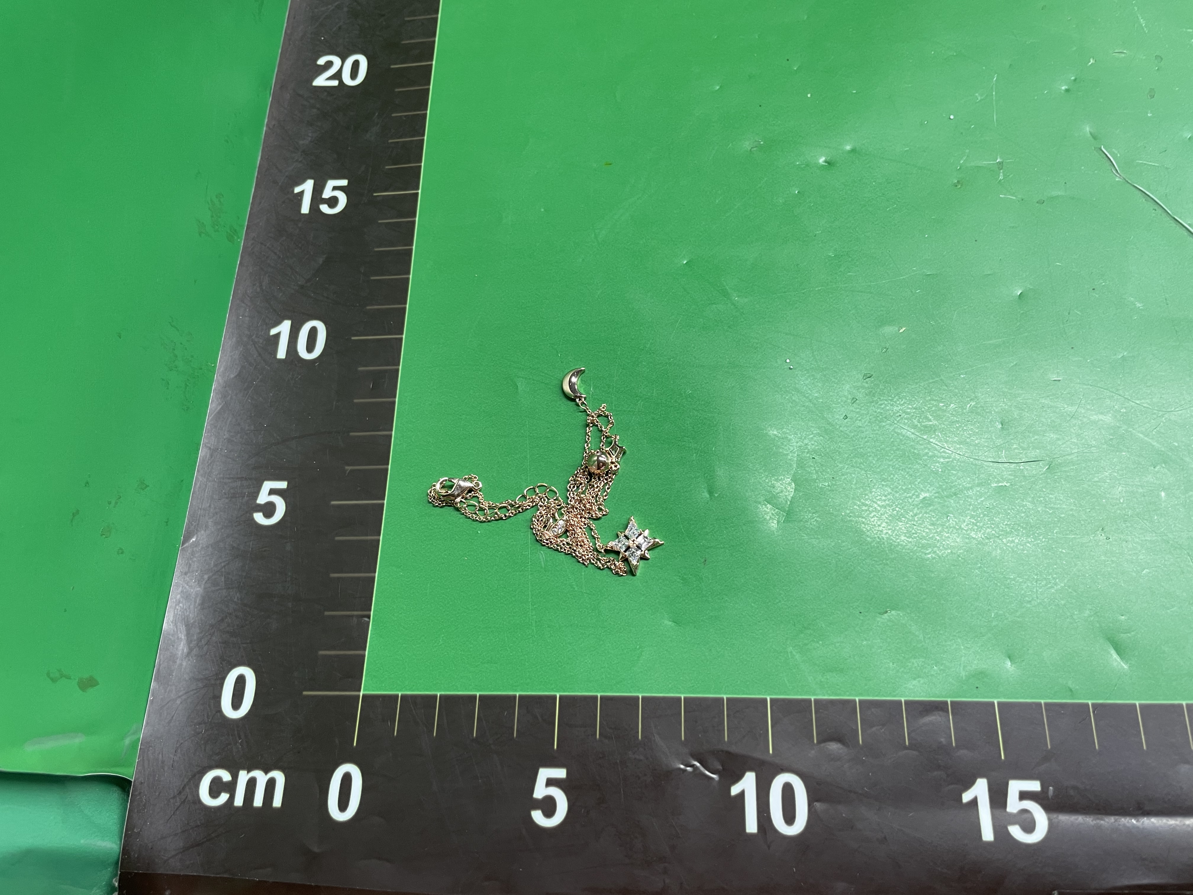施家1:1对版八芒星雪花多棱角项链施华洛水晶世奇八星芒手镯耳环 — foto QC 1