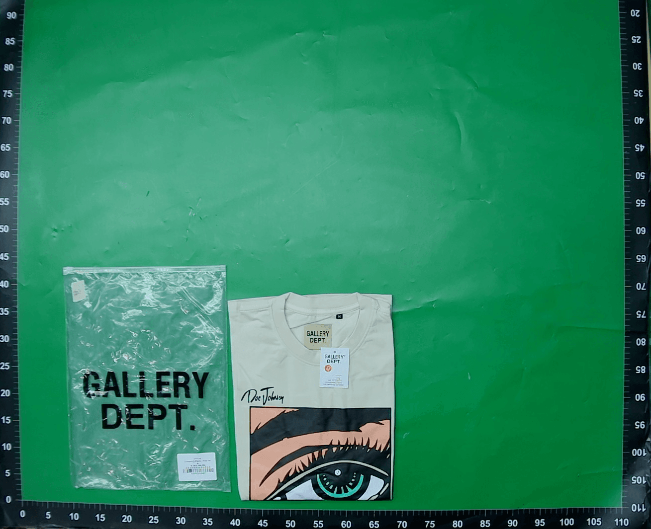 外贸批发美式潮牌GALLERY DEP基础款字母经典logo标语短袖男女t恤 — foto QC 1