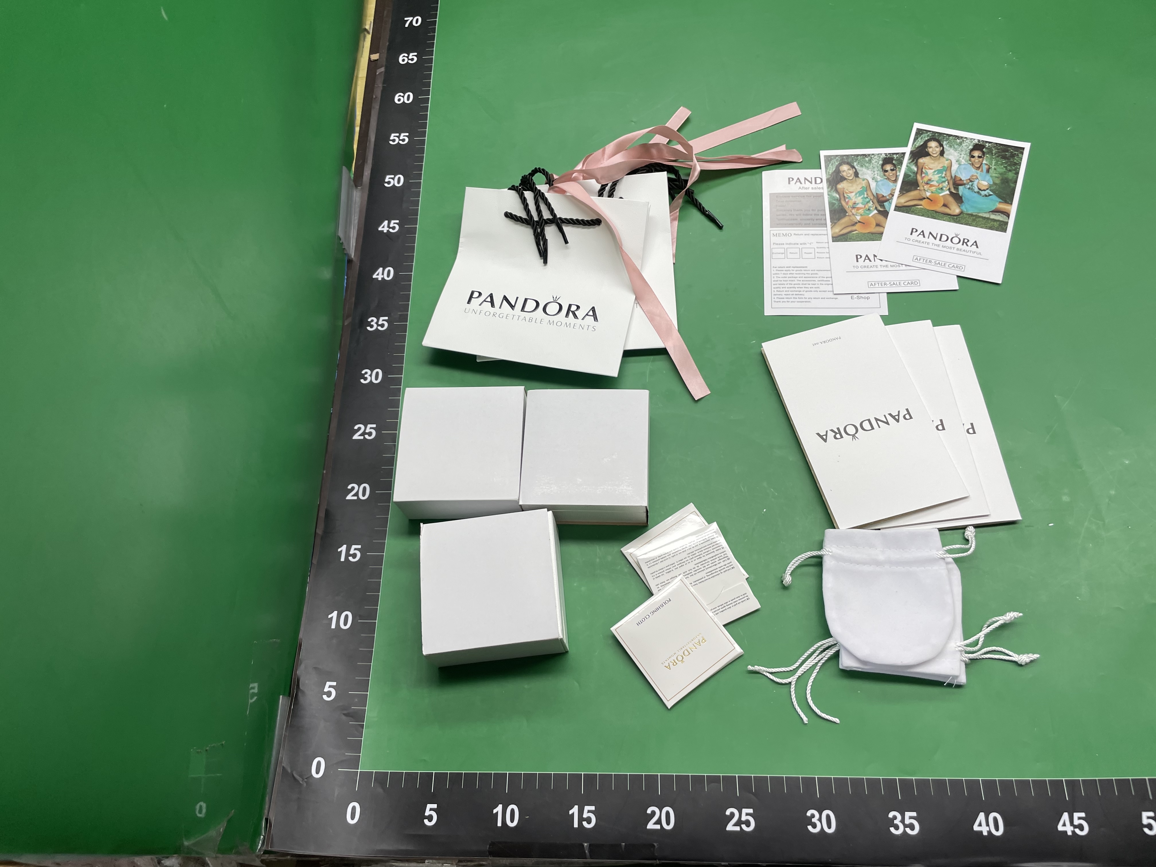 潘家饰品原版经典款包装礼袋六件套手镯手链盒擦银布说明书绒布袋 — miniatura QC 2