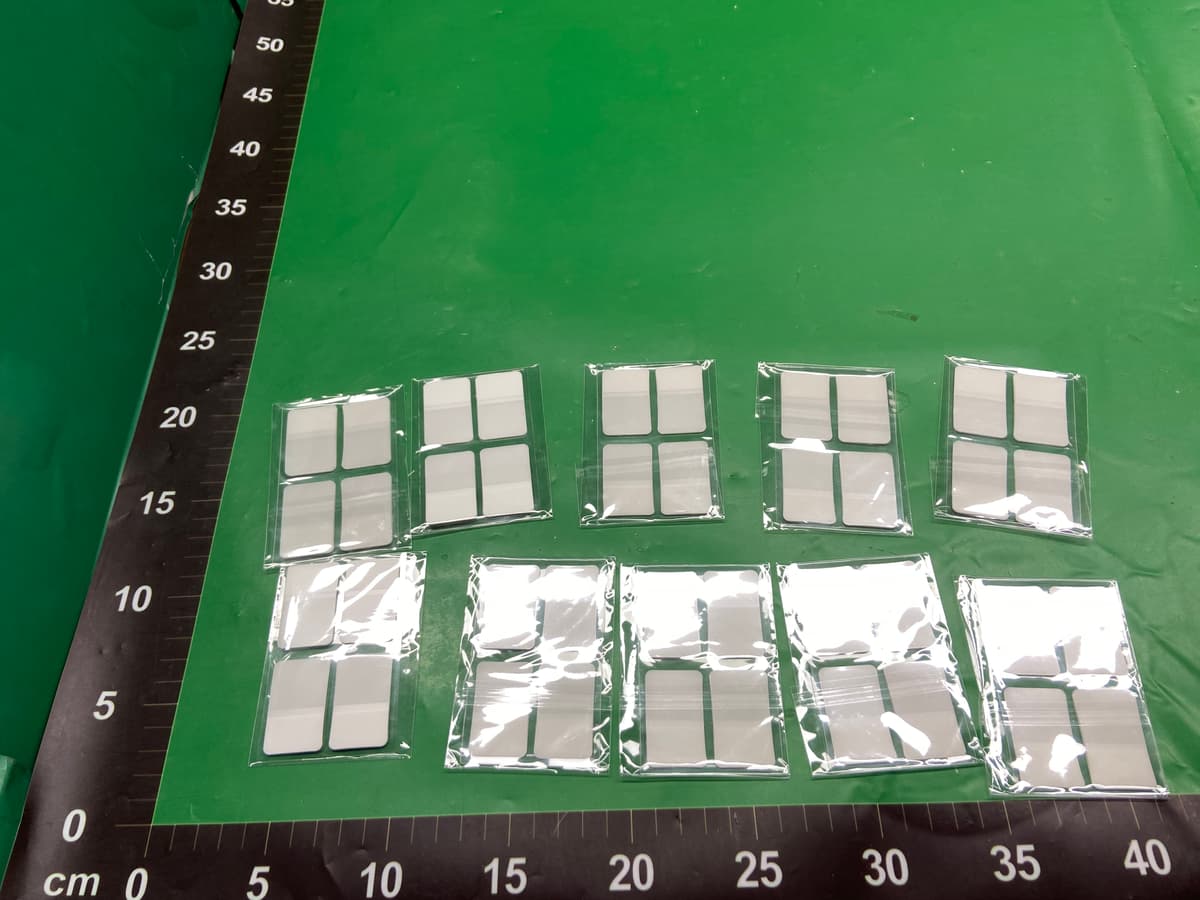 ins索引贴白色透明爱豆小卡卡片简约书签标记贴可书写便签贴纸学 — foto QC 1