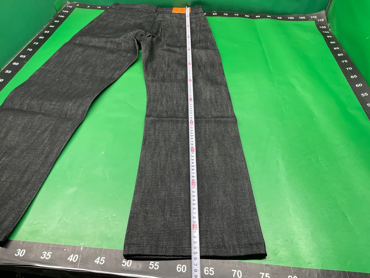 American Retro Nofaith Japanese-Made Red-Edged Raw Denim Bootcut Jeans Flared Boot Pants — miniatura QC 2
