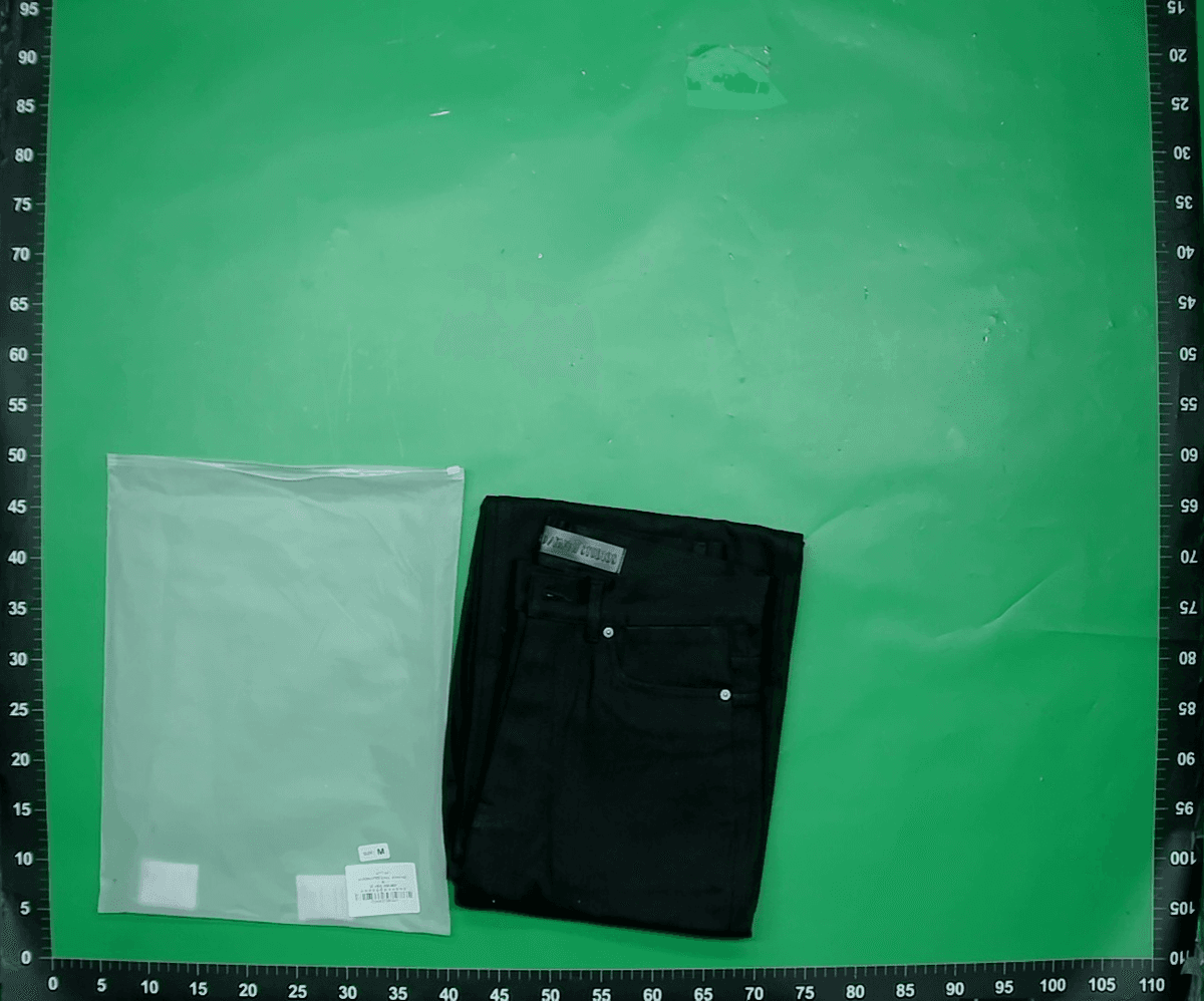 No faith studios 弯刀立体Baggy日本竹节纹理红边赤耳原牛牛仔裤 — foto QC 1
