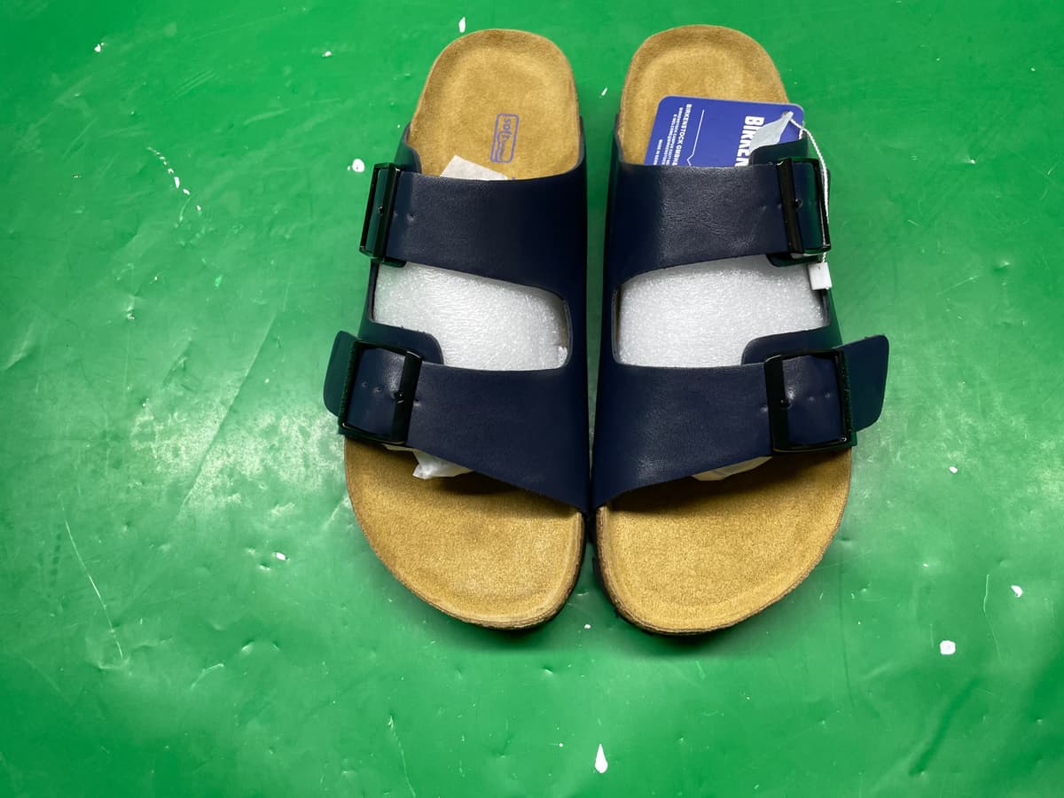 夏季博肯厂标勃肯鞋Arizona真皮软木拖鞋凉拖情侣大码沙滩露趾鞋 — miniatura QC 3