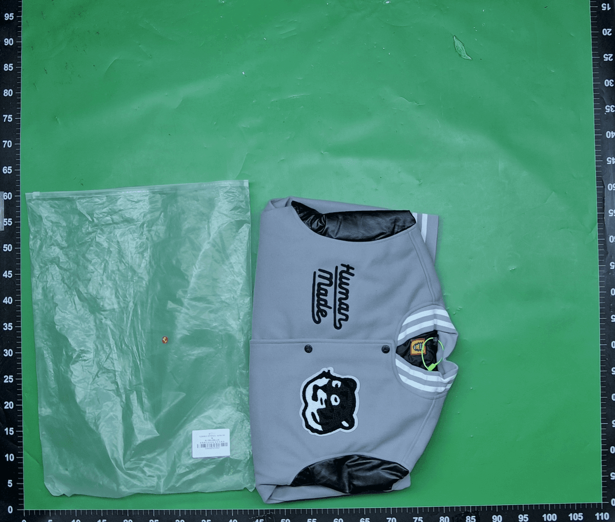 美式复古棒球服外套棉服飞行夹克朴宰范同款痞帅羊毛呢刺绣男女冬 — foto QC 1