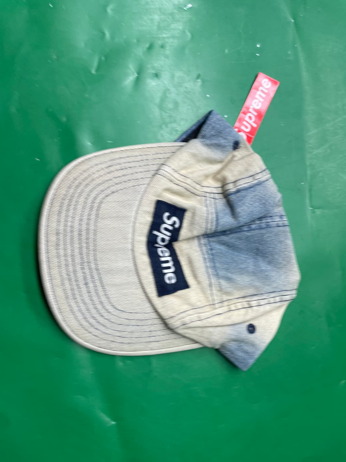 23Ss Ventile Camp Cap Co-Branded Waterproof Cotton Peaked Cap Baseball Cap Color Matching Suede Visor S — miniatura QC 5