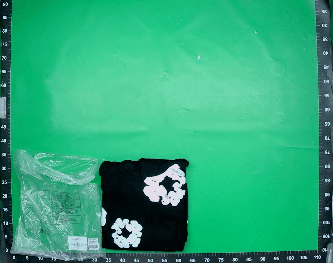 American Basic Style Hooded Sweatshirt Classic Foam Print Hoodie — foto QC 1