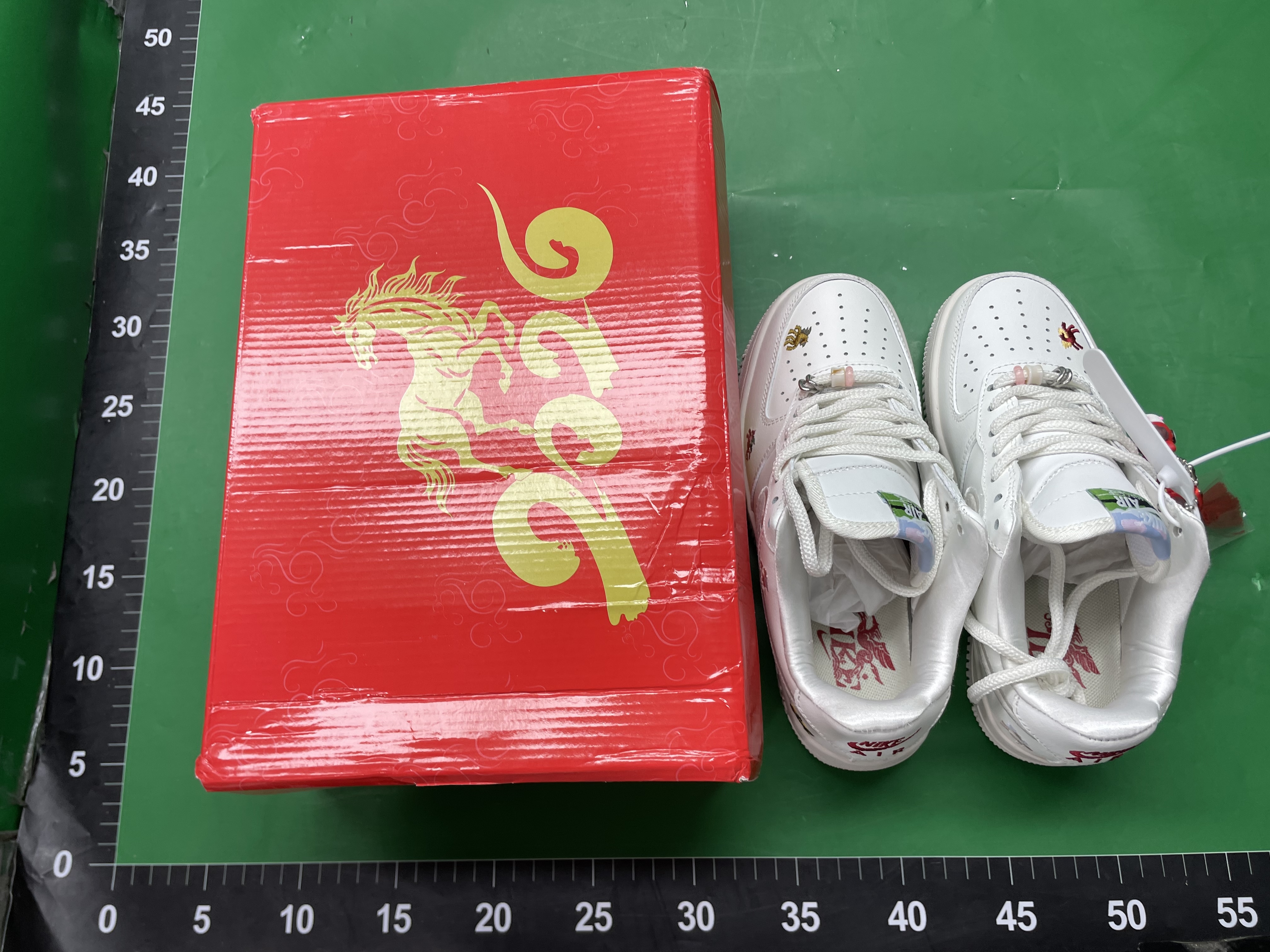 莆田鞋Pegasus Pack马年空军一号真皮橡胶底增高防滑耐磨男女板鞋 — foto QC 1