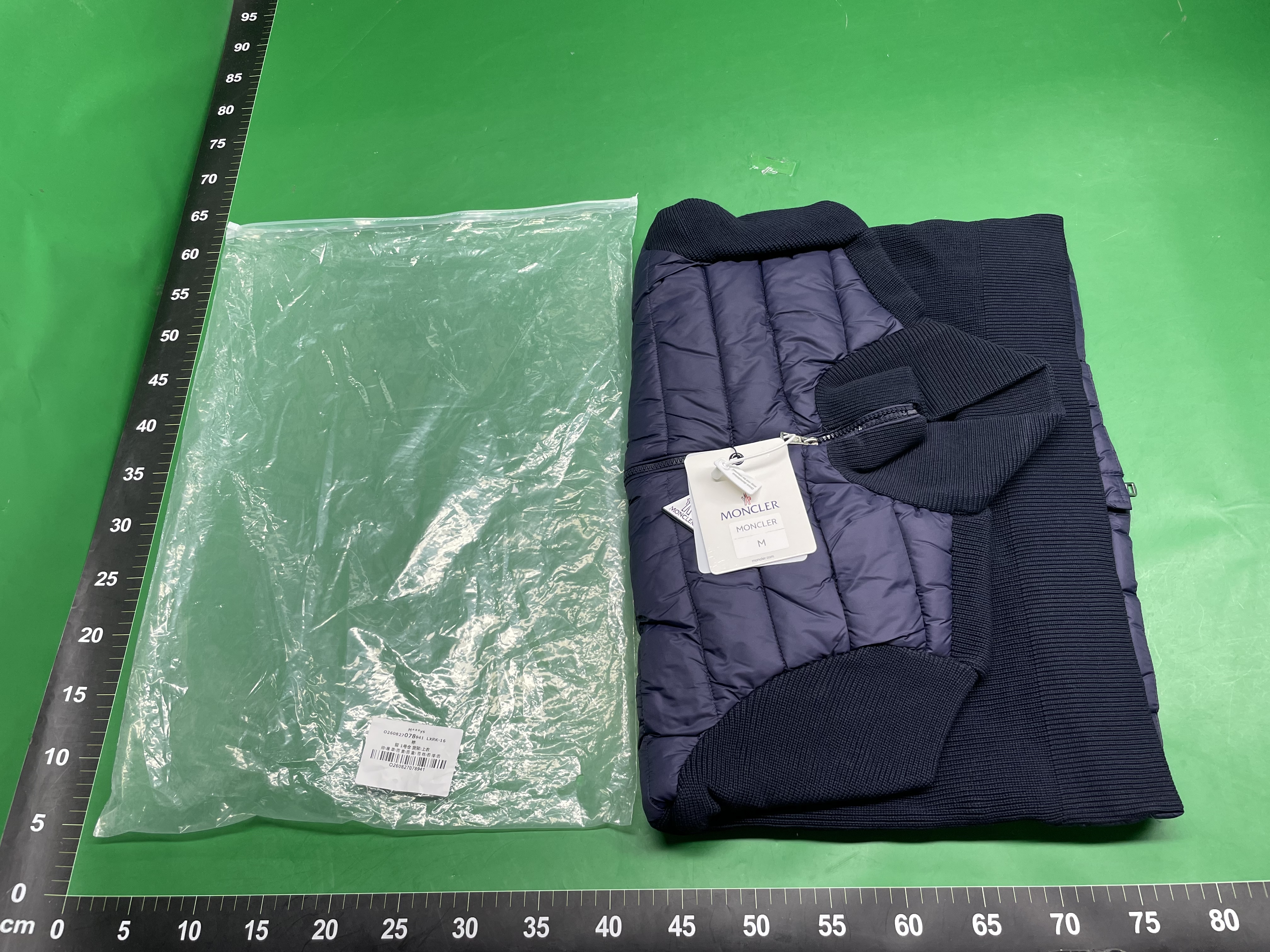 欧洲站爆款 M蒙家针织拼接休闲雨绒男白鸭保暖修身雨绒外套冬季款 — miniatura QC 6