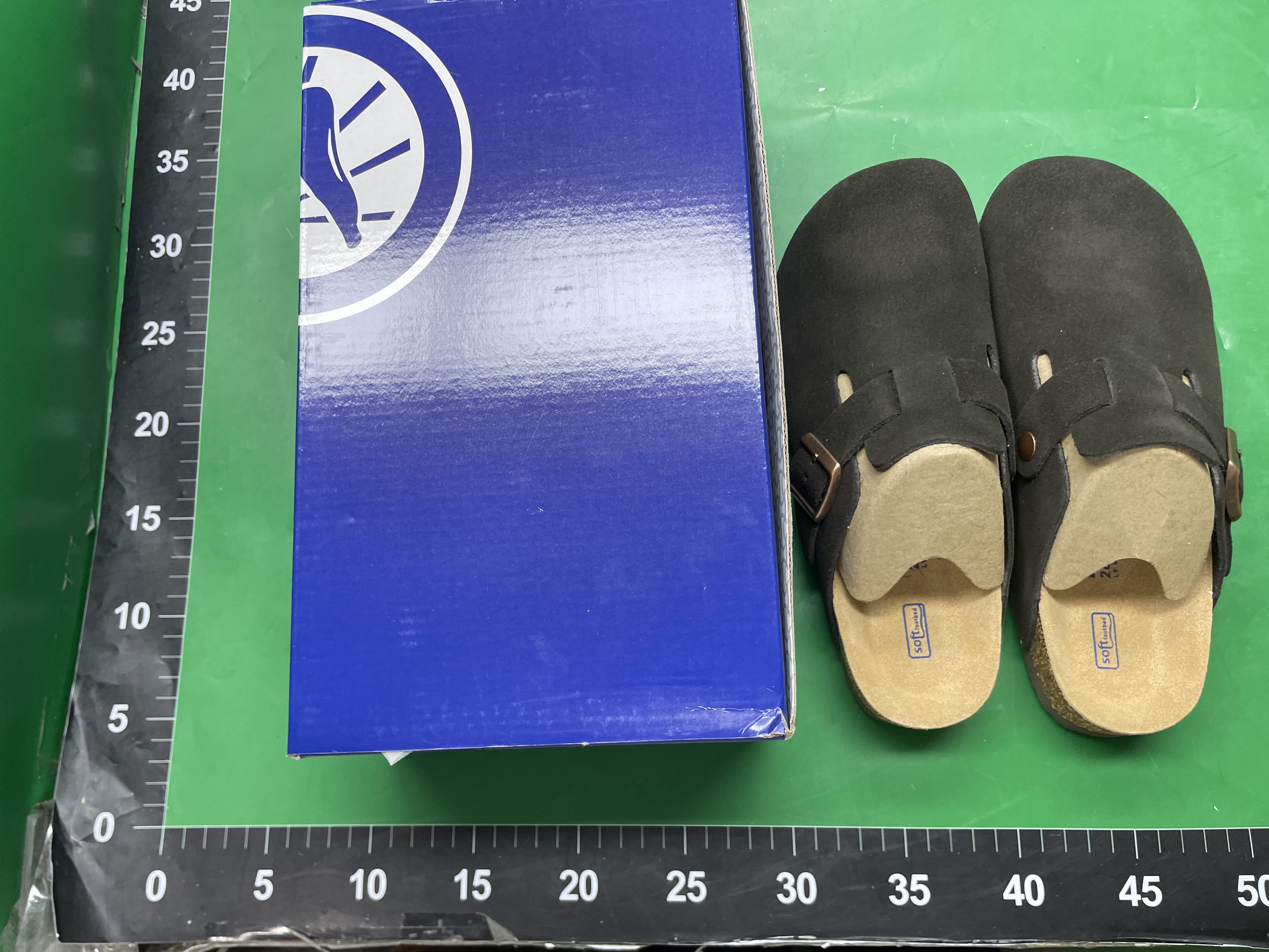 勃肯鞋纯原桑坡新款真皮软木内增高厚底情侣博肯鞋男女拖鞋夏外穿 — miniatura QC 2