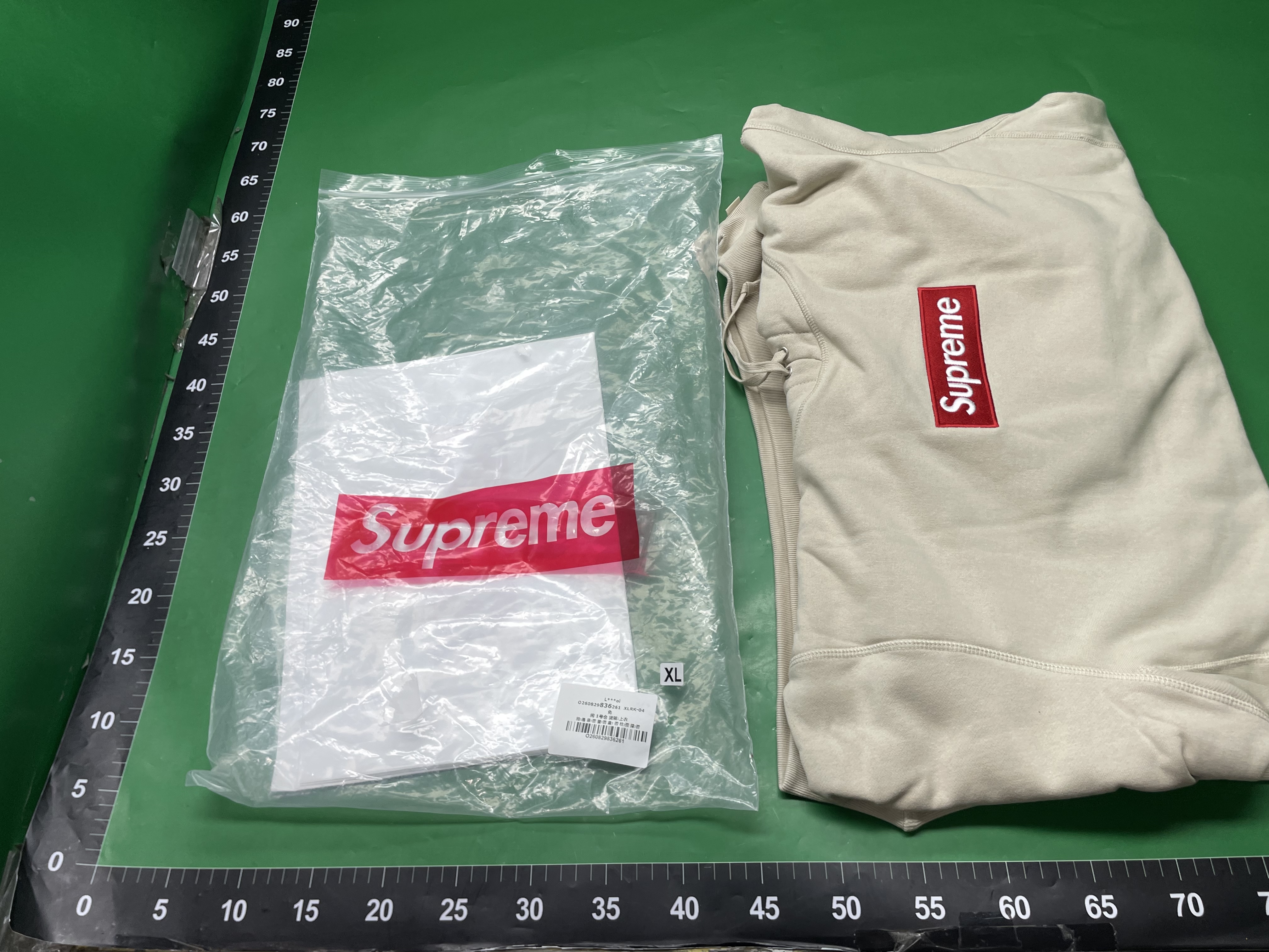 SUPREME 24FW发热华夫格加绒卫衣男女情侣款贴布图案拉链帽衫潮牌 — miniatura QC 2