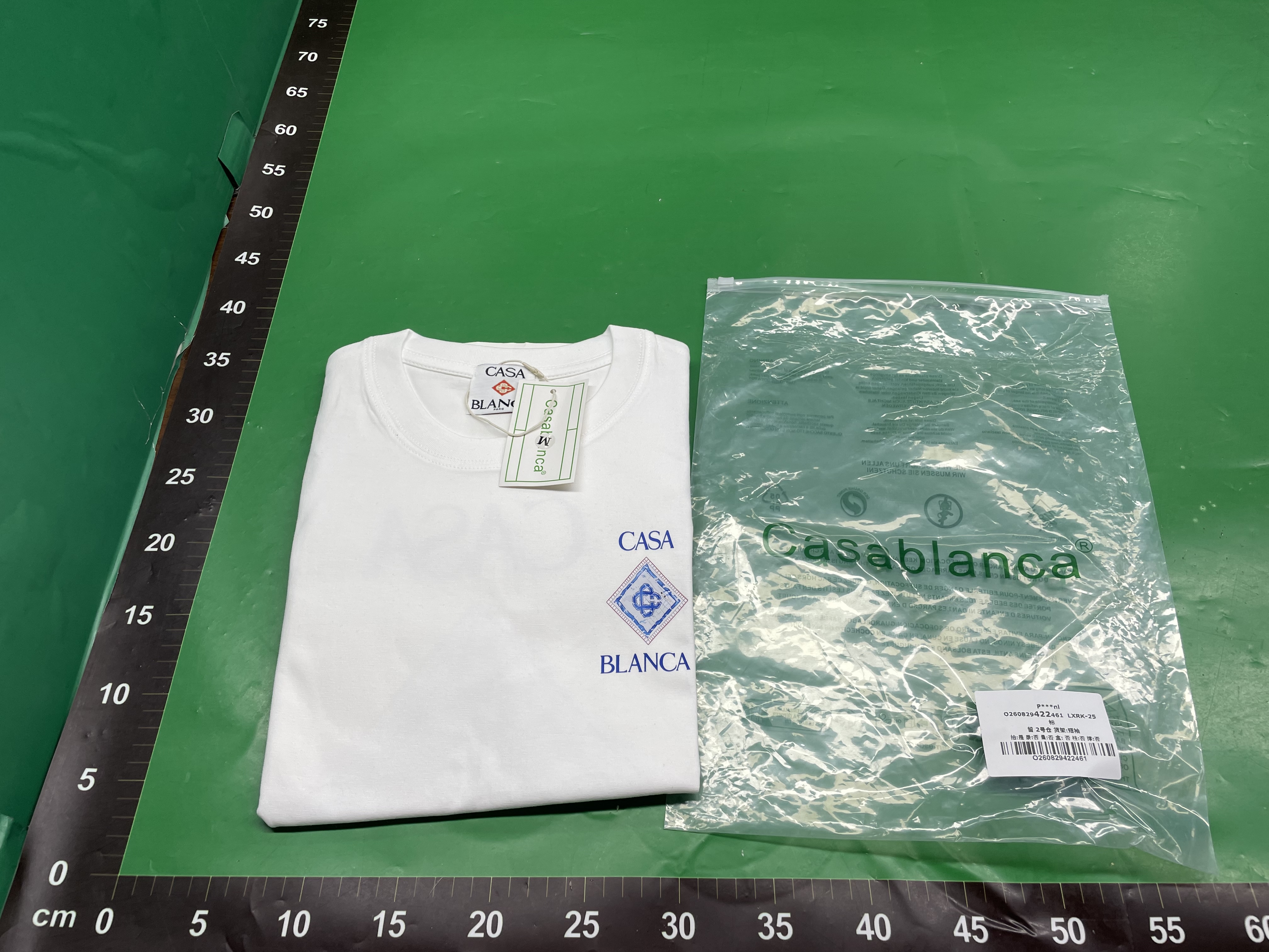 跨境卡萨布兰卡夏季新款 Casablanca LOGO印花男女宽松短袖T恤潮3 — miniatura QC 2