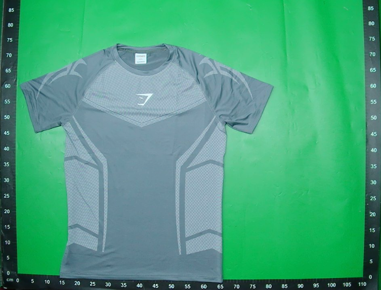 GYMSHARK男士紧身T恤运动健身跑步训练速干短袖修身青年鲨鱼 — miniatura QC 3