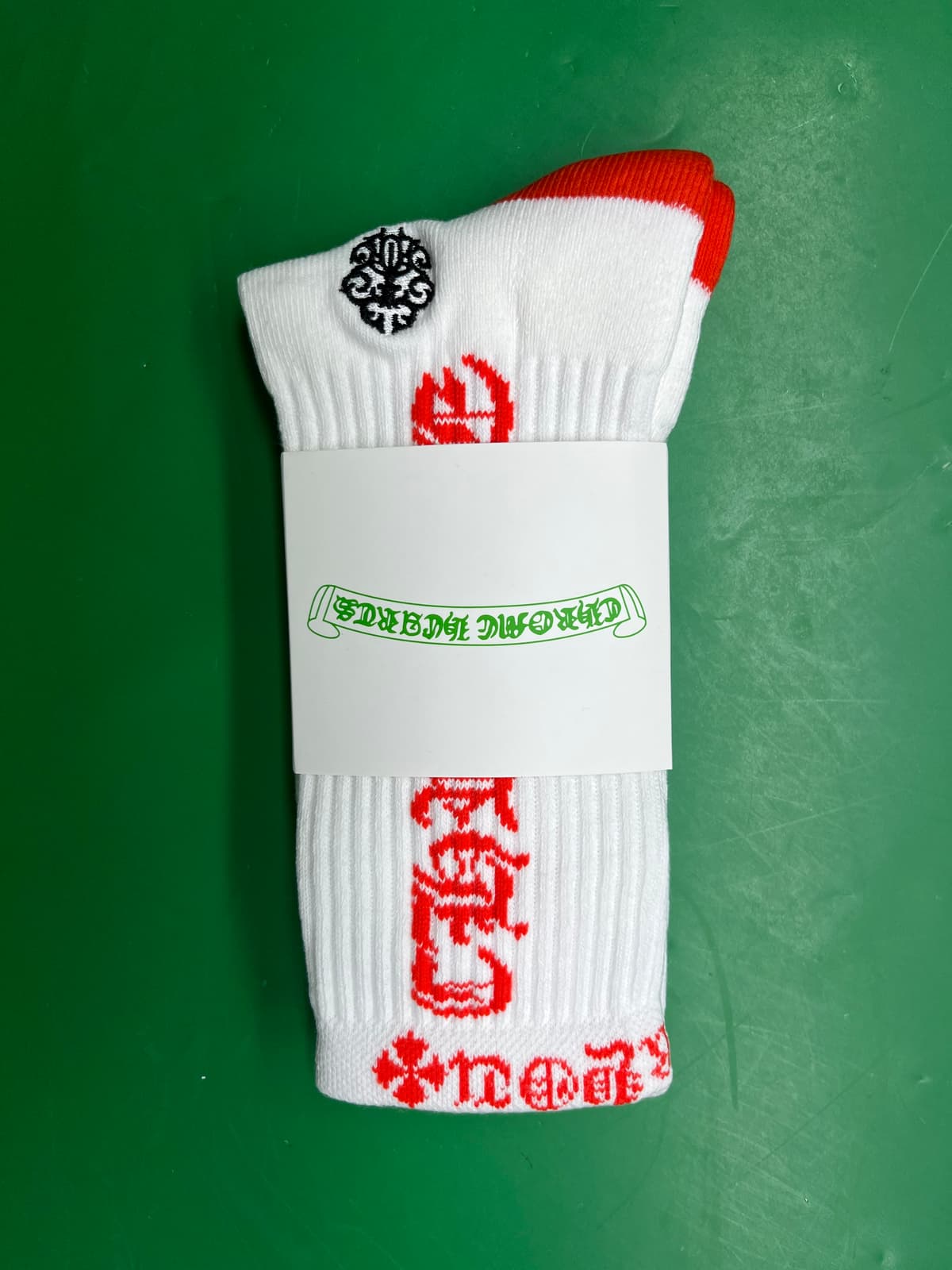 yqtstudio socks 潮流街头中筒纯棉毛巾底运动长袜高帮刺绣提花袜 — foto QC 1