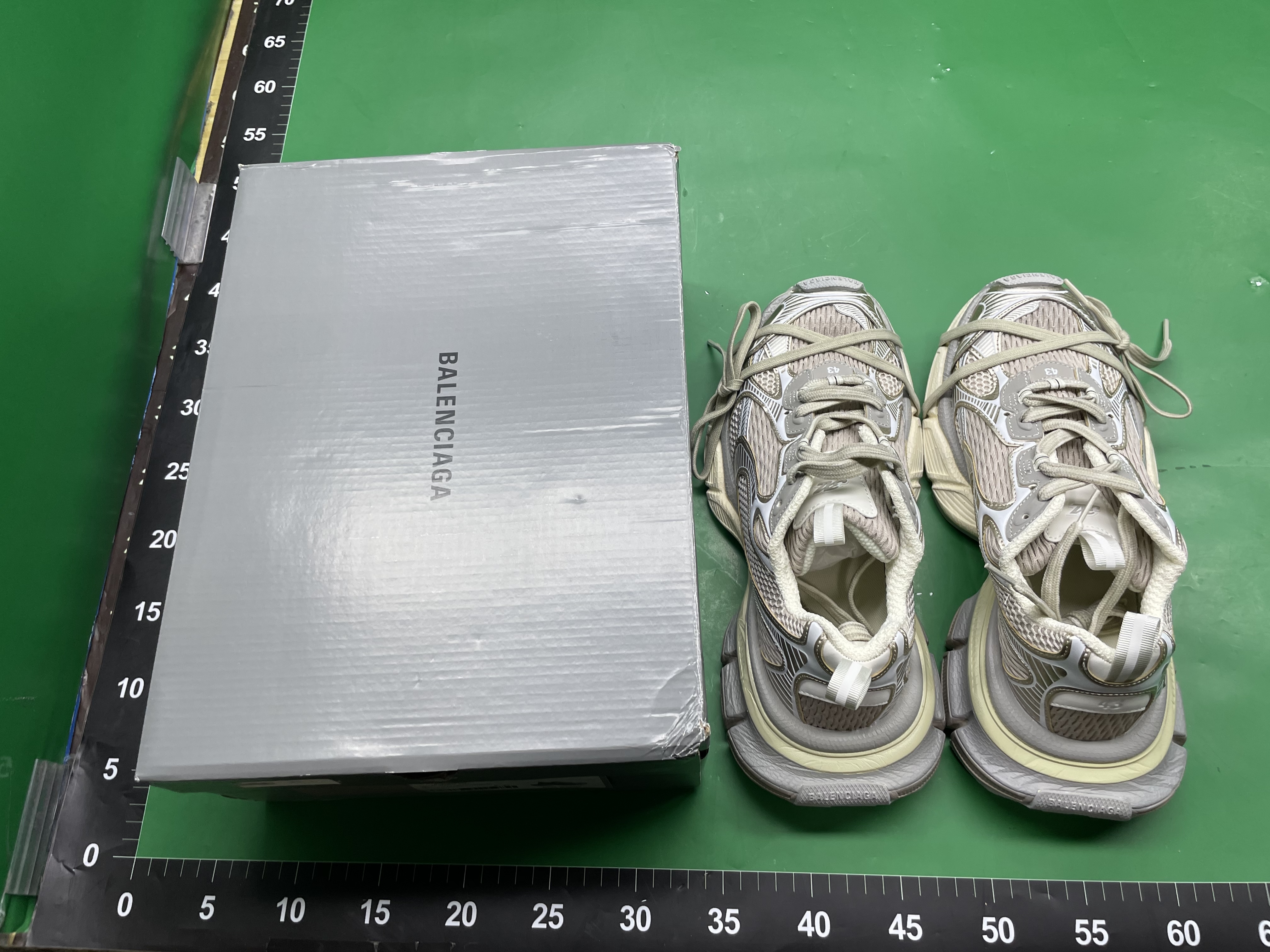 莆田纯原巴黎老爹鞋3XL男鞋 增高十代女鞋复古做旧休闲透气运动鞋 — miniatura QC 2