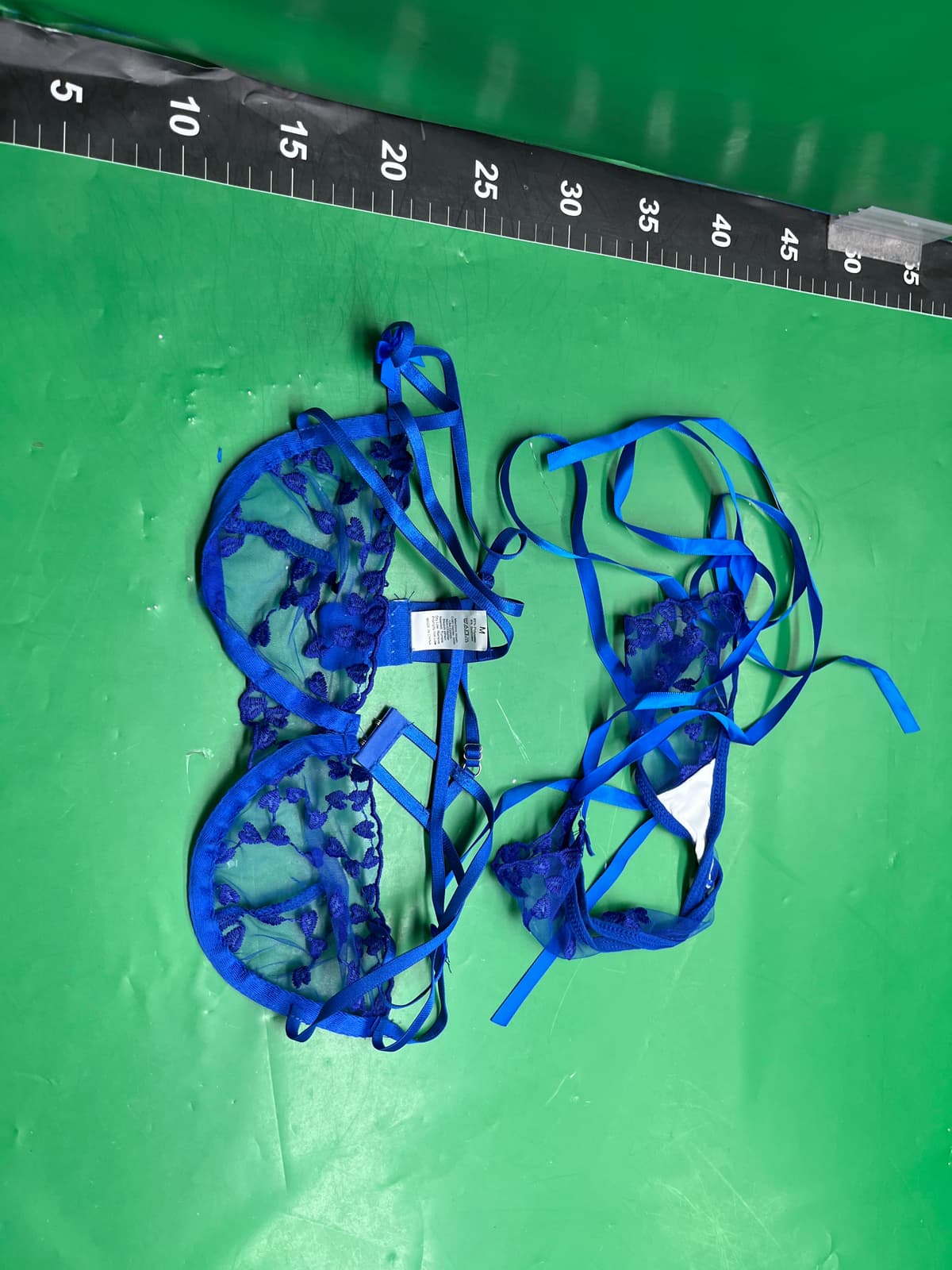 简约休闲欧美睡衣女性感蕾丝吊带两件套内衣亚马逊跨境货源居家 — foto QC 1