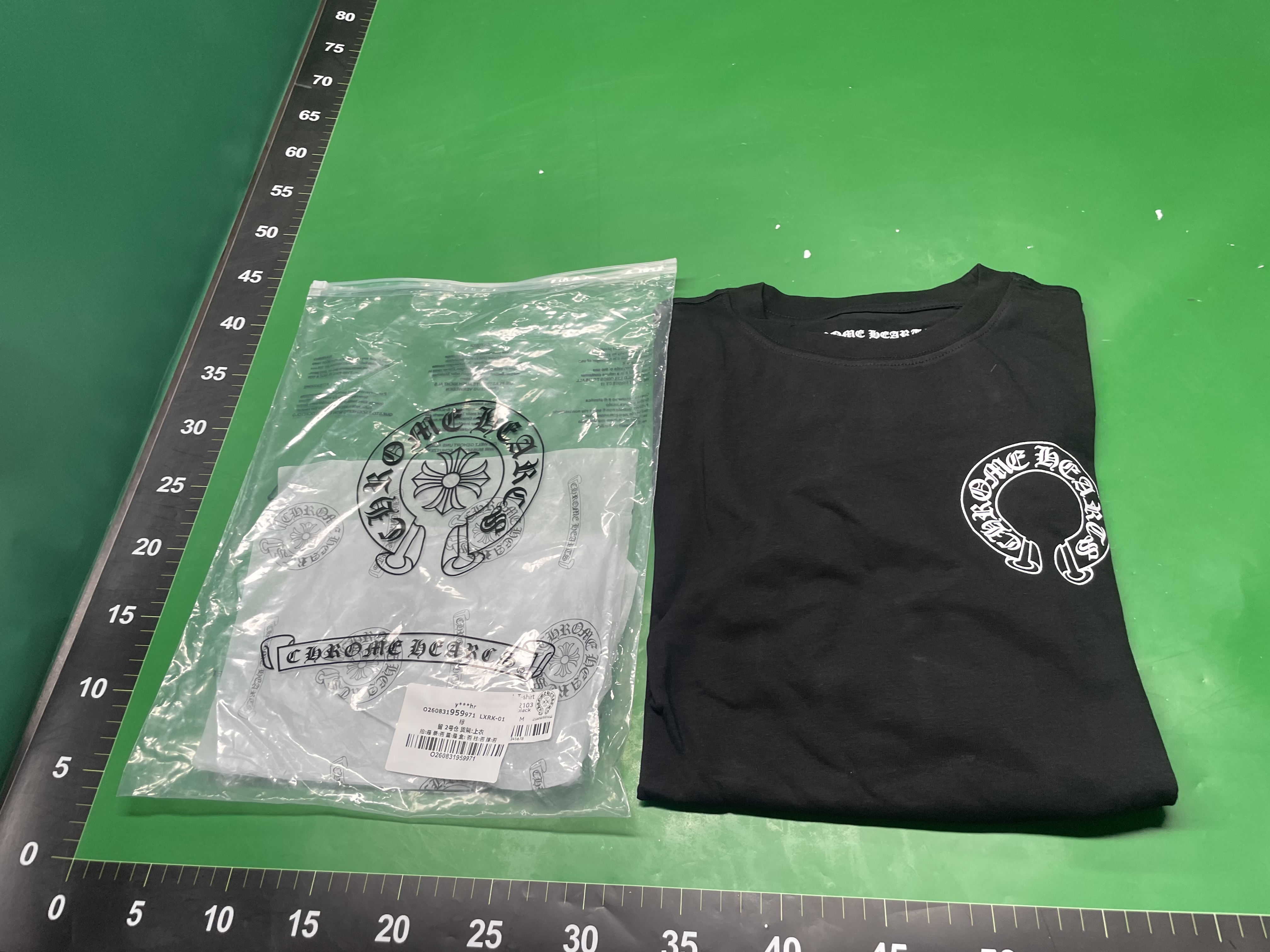 跨境潮牌CH克罗伈现货库存经典马蹄图案卷轴字母印花男女短袖T恤 — miniatura QC 2