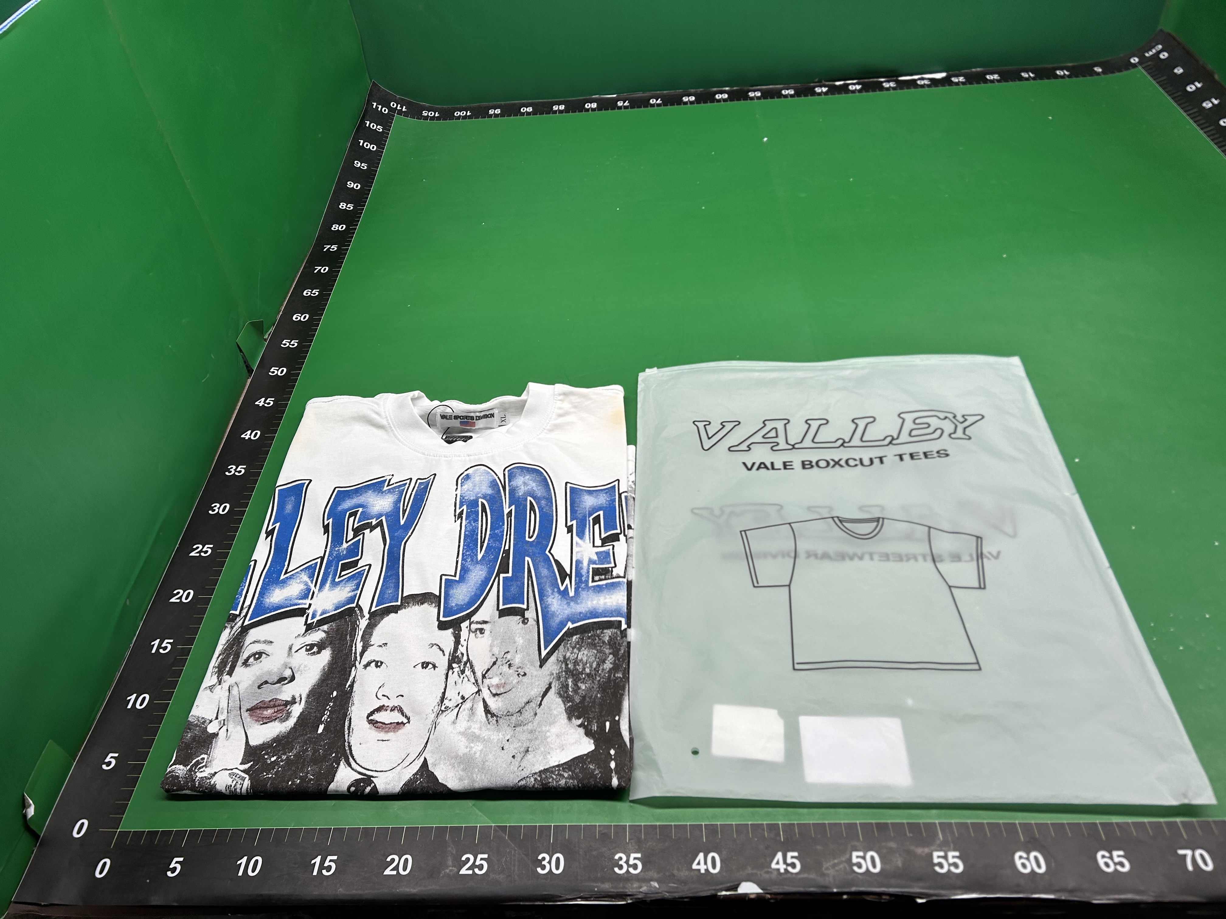 Vale sports Valley Dreams水洗做旧印花欧美嘻哈宽松短袖Tee恤男 — foto QC 1