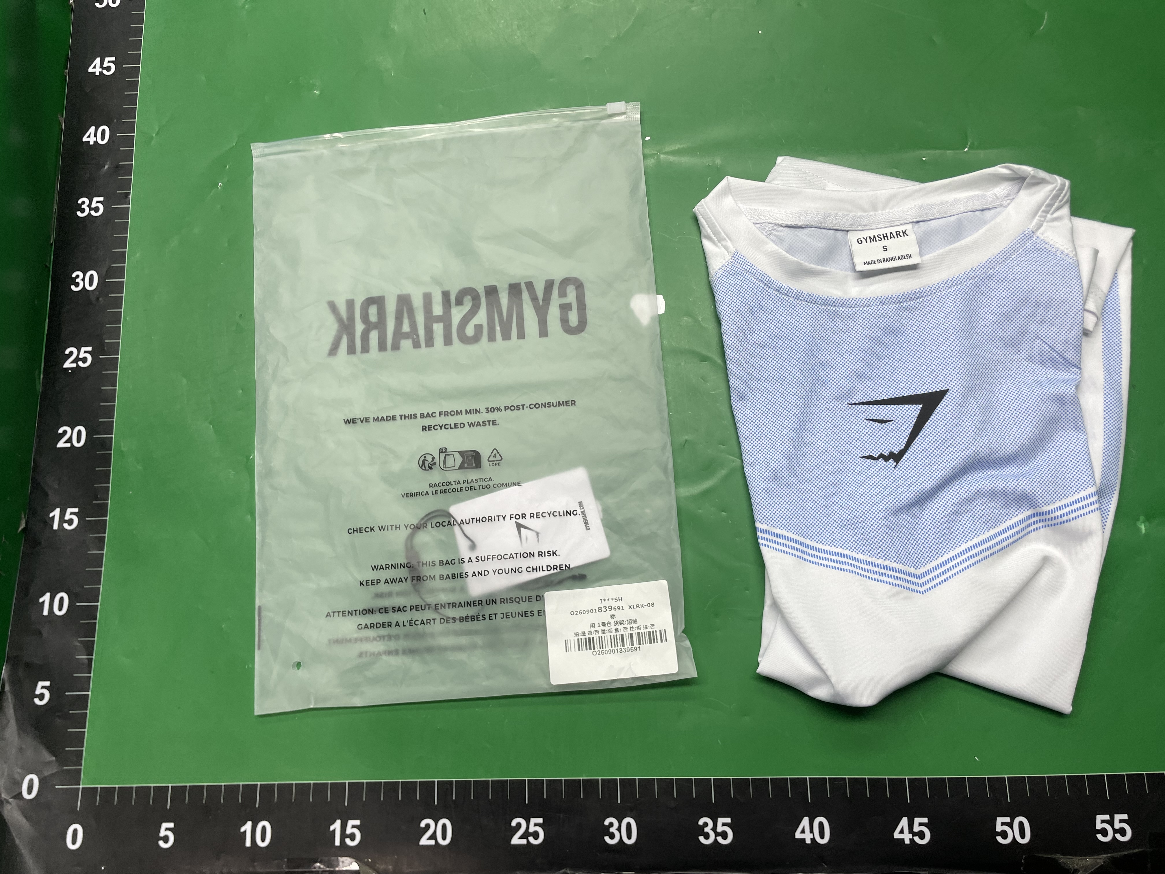 GYMSHARK男士紧身T恤运动健身跑步训练速干短袖修身青年鲨鱼 — miniatura QC 2