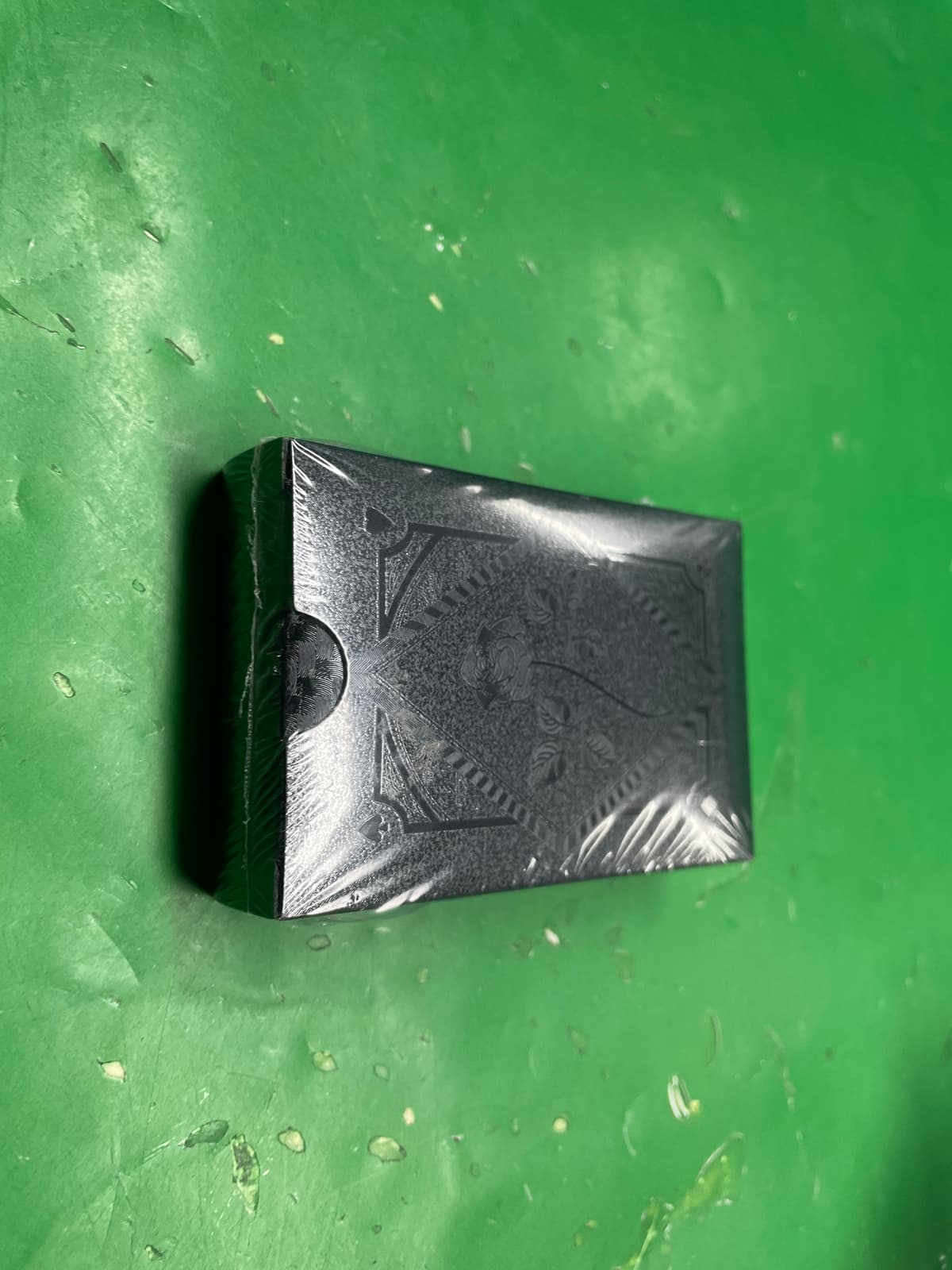 黄金扑克PVC黑格子创意加厚金箔扑克牌桌游牌防水耐折耐磨塑料牌 — miniatura QC 3