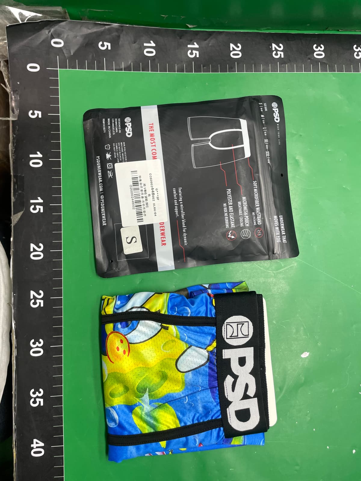 PSD冰丝平角裤数码印花内裤男士速干沙滩裤冲浪五分短裤运动型 — miniatura QC 2