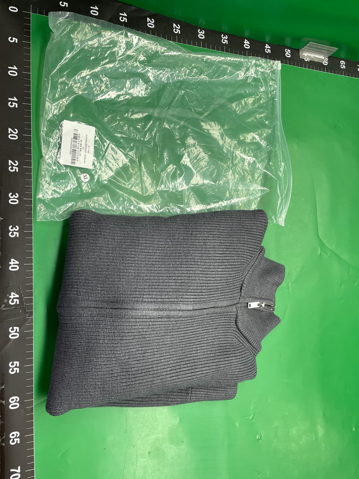 W超出想象 马拉高领拉链保暖纯棉开衫毛衣外套男女MM6重磅针织衫 — foto QC 1