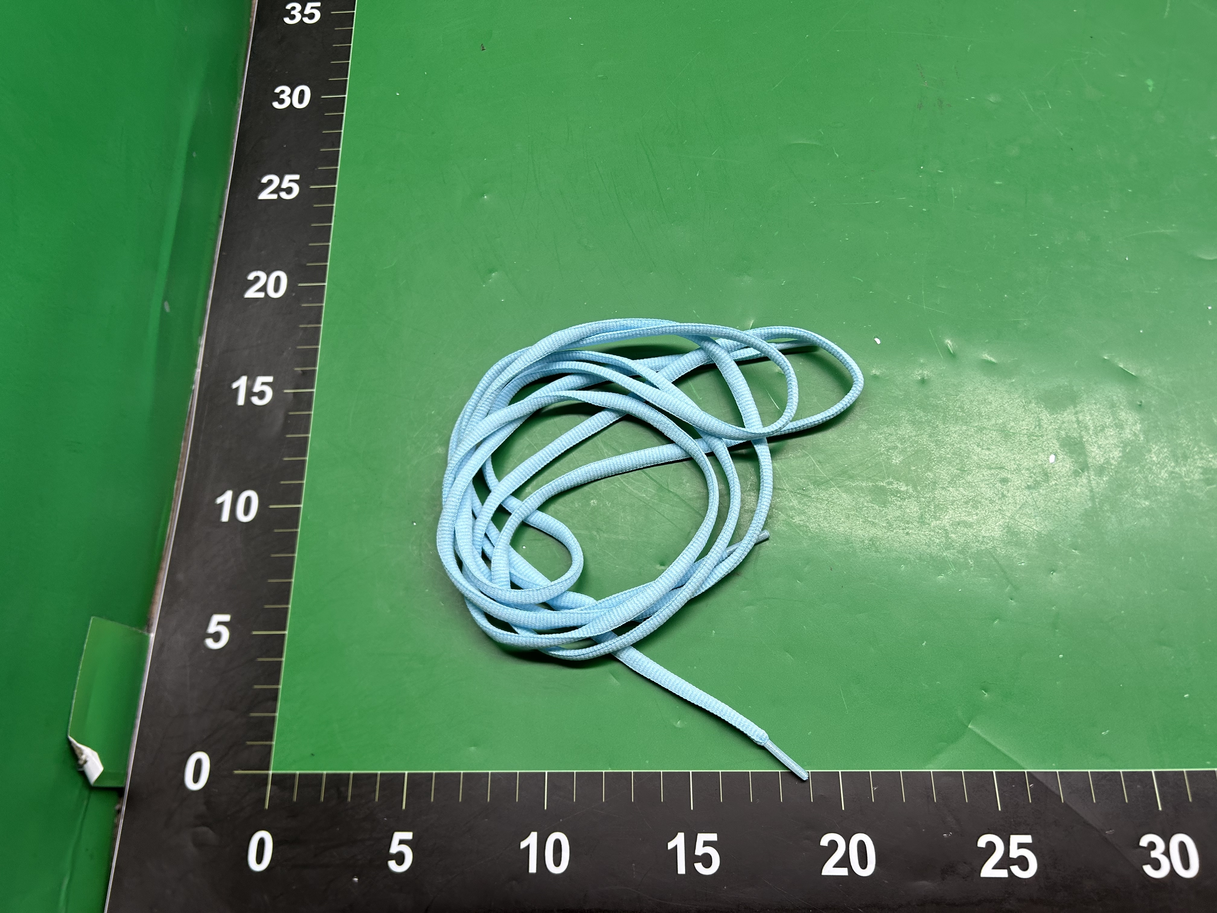 野象工厂批发现货半圆鞋带篮球运动休闲鞋带黑白蓝色彩色椭圆鞋绳 — foto QC 1